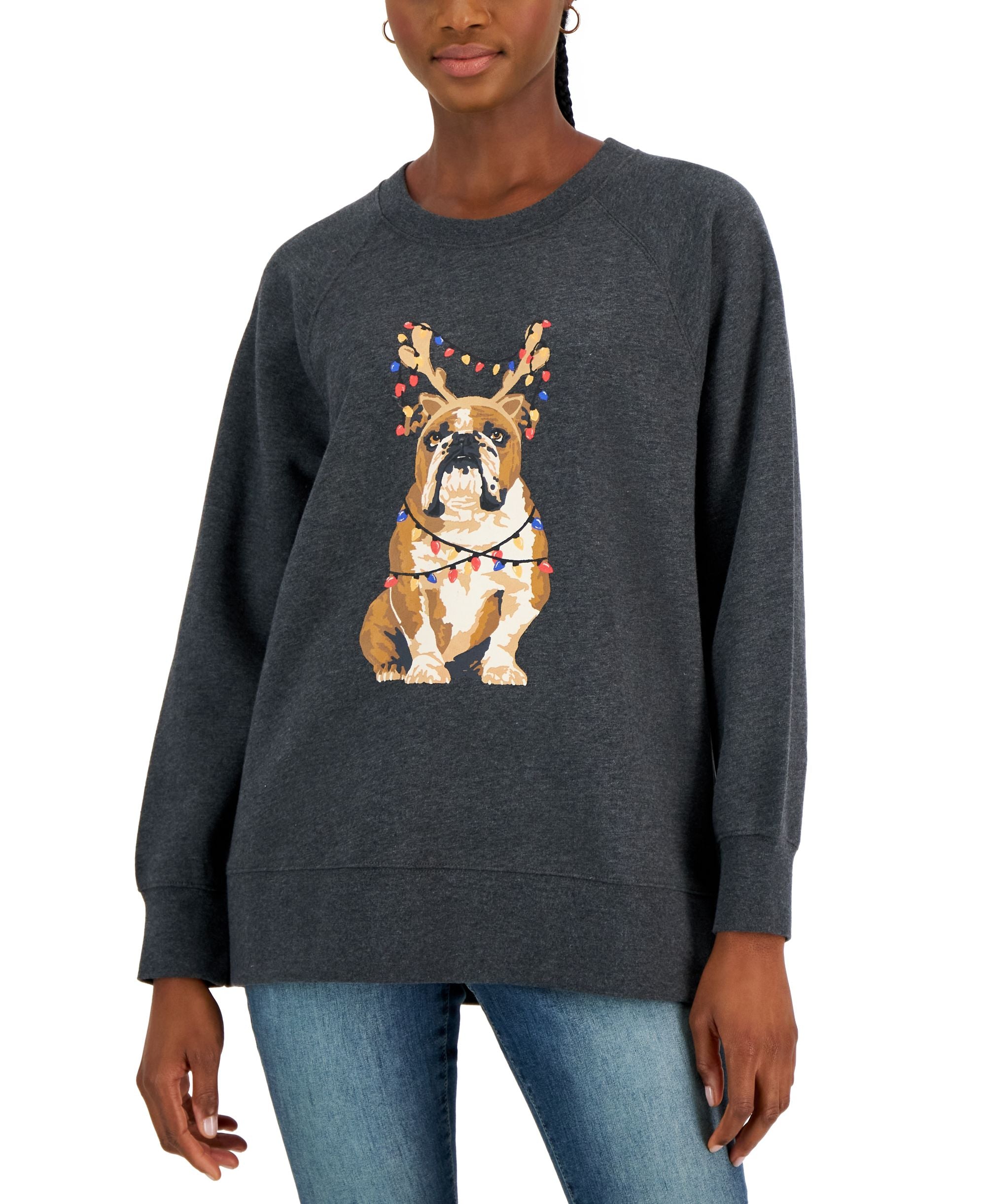 Women's Bulldog Holiday Sweatshirt