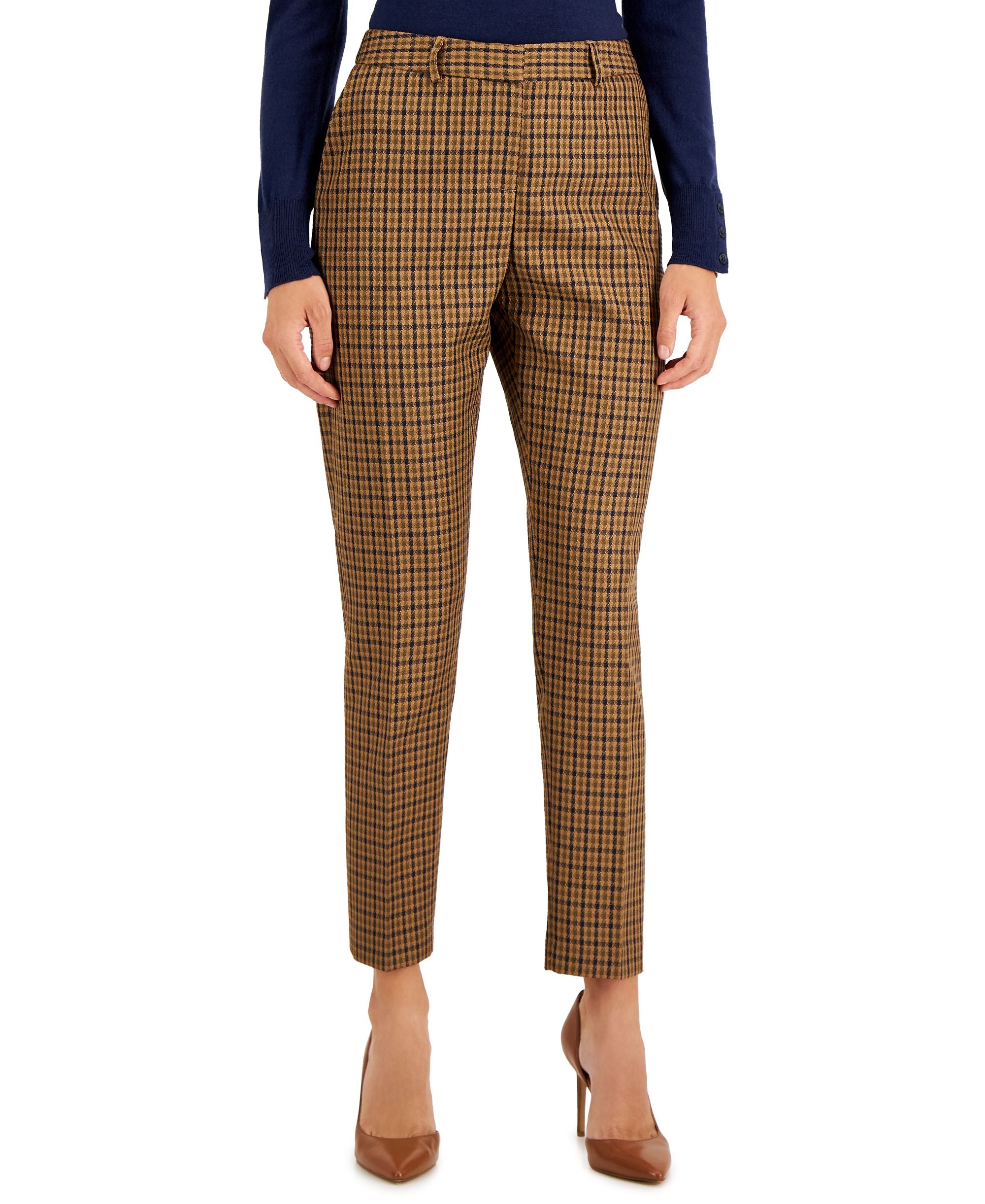 Women's Houndstooth Ponte Pants