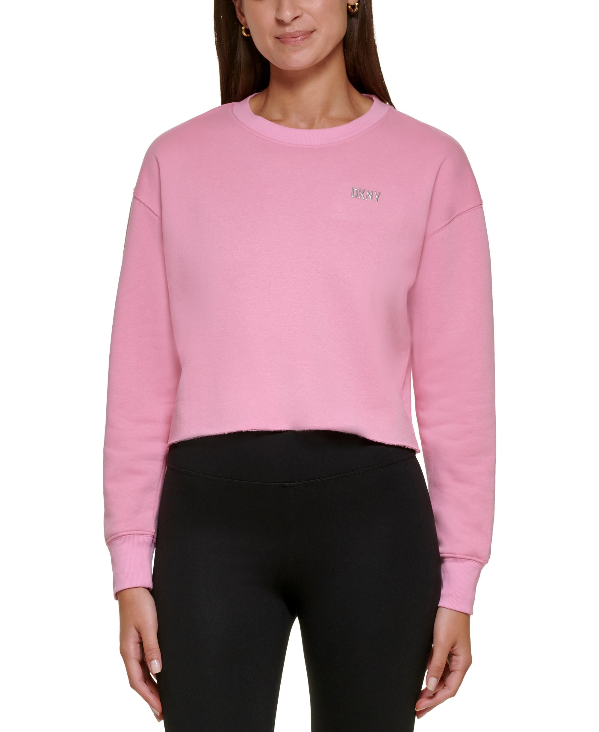 DKNY Sport Womens Cropped Pullover