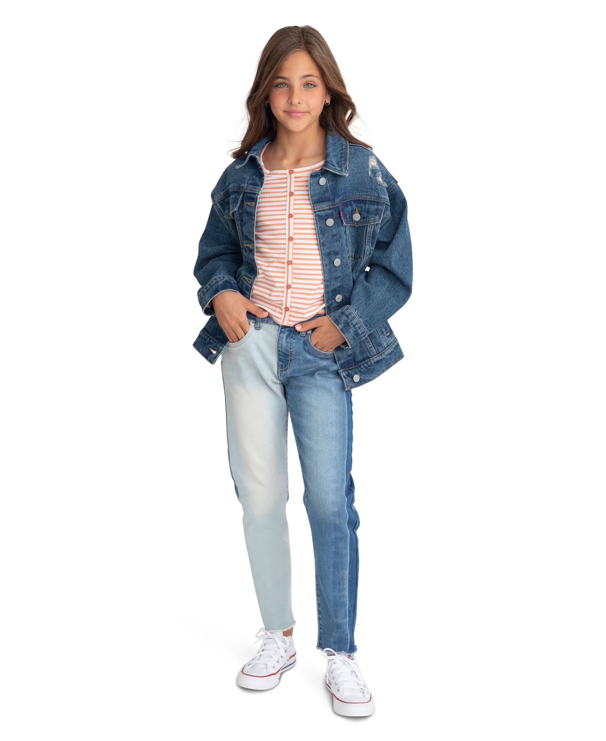 Levis Levis X Clements Twins Big Girls Oversized Trucker Jacket
