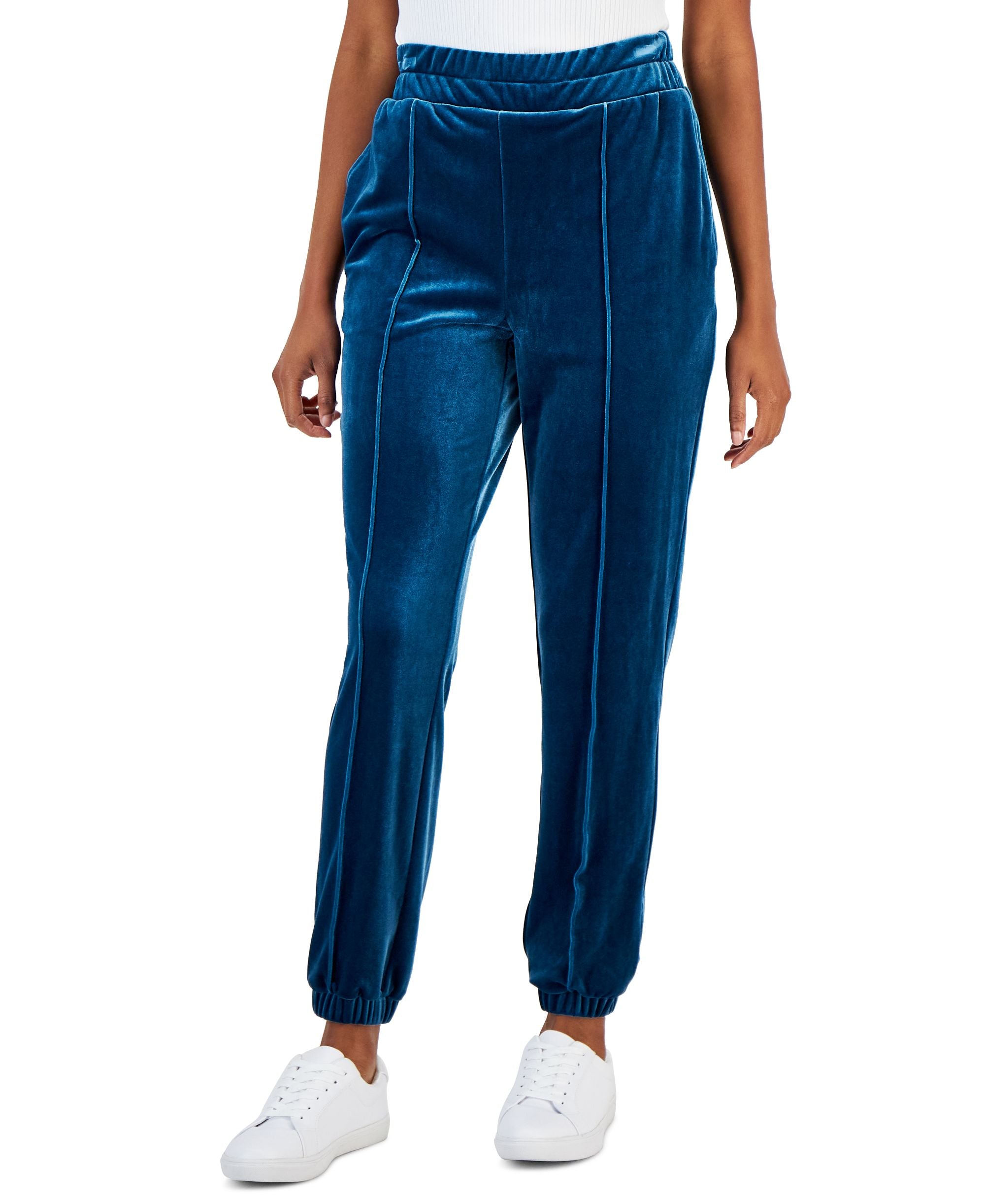 INC International Concepts Womens Velvet Jogger Pants