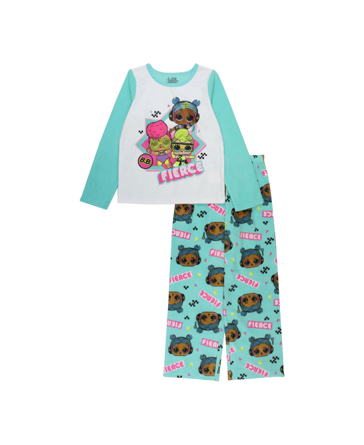 Little Girls Lol Surprise Top Pajama 2 Piece Set