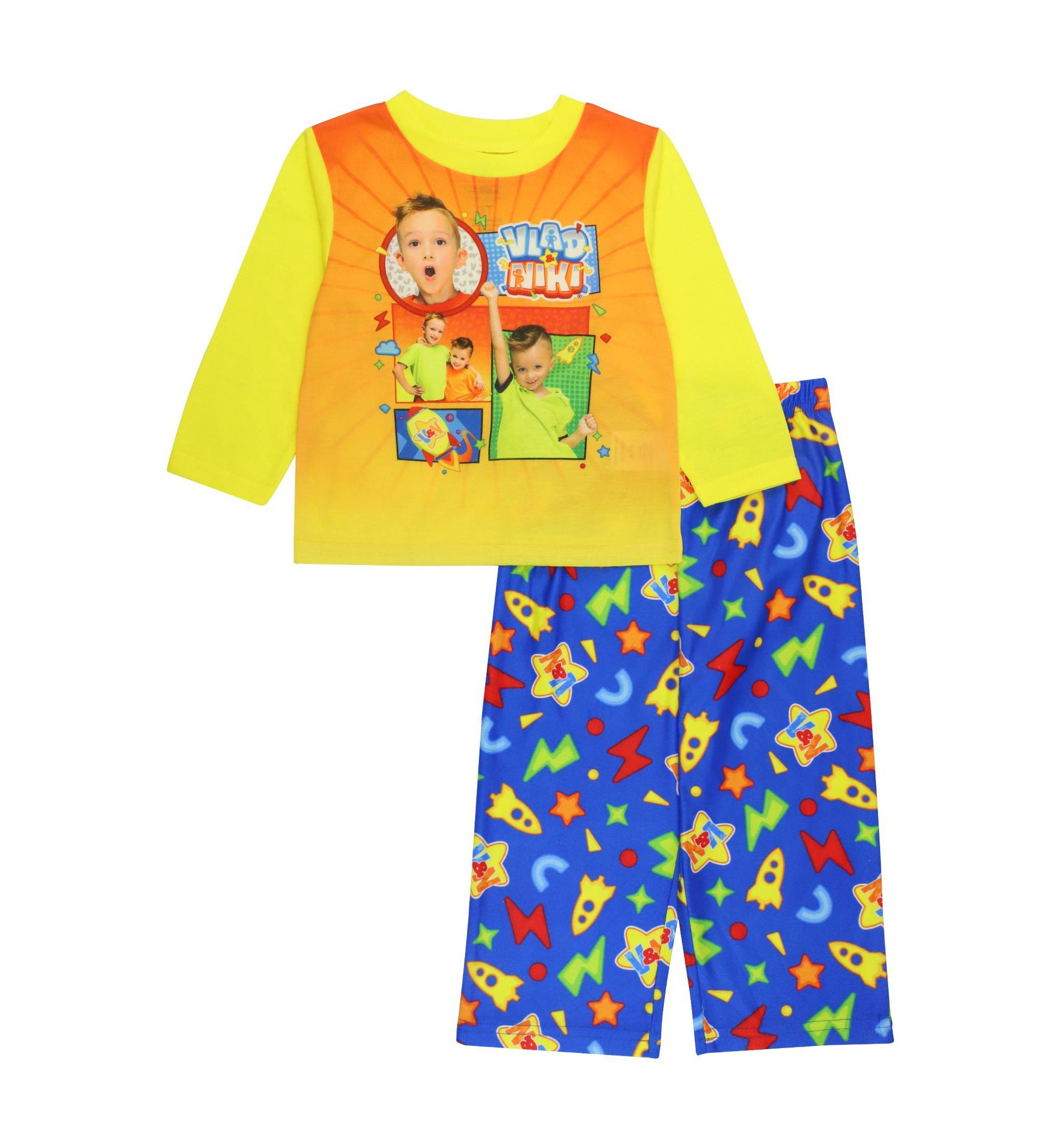 Toddler Boys Vlad Niki Pajamas 2 Piece Set