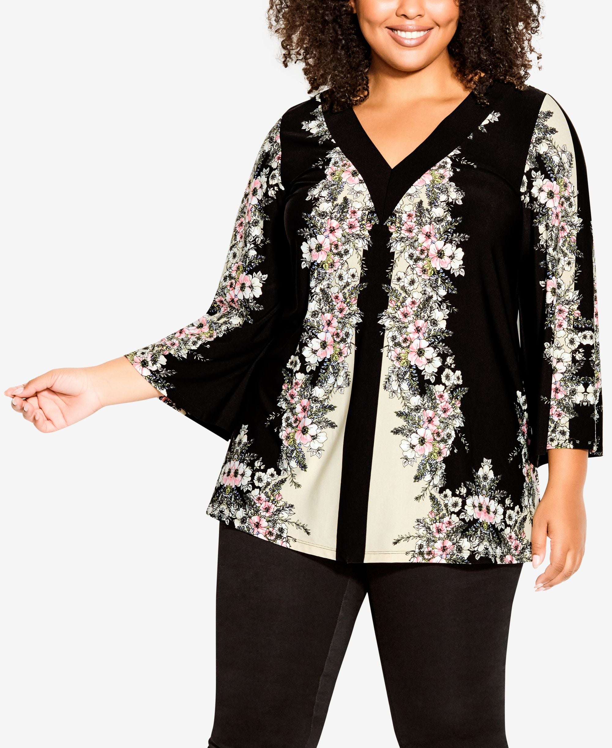 Plus Size Broadway Place Tunic Top