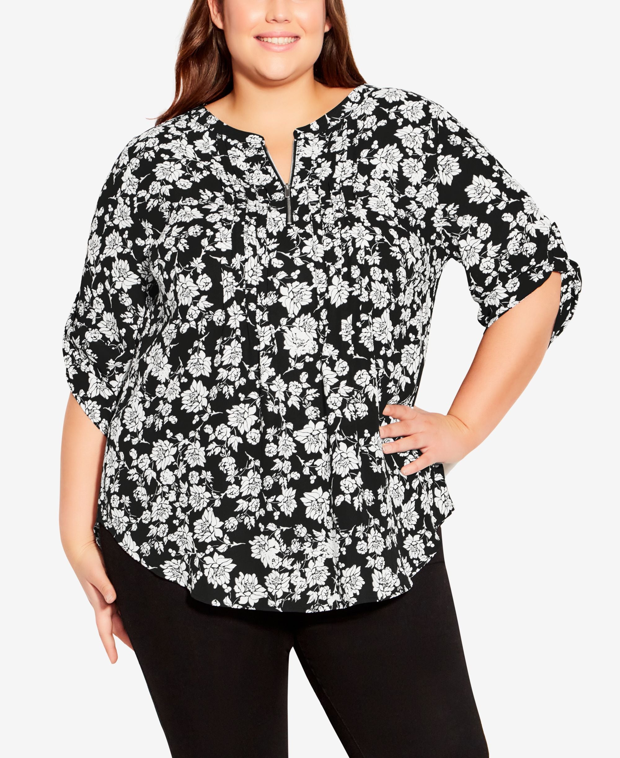 Plus Size Eastbrook Print Top