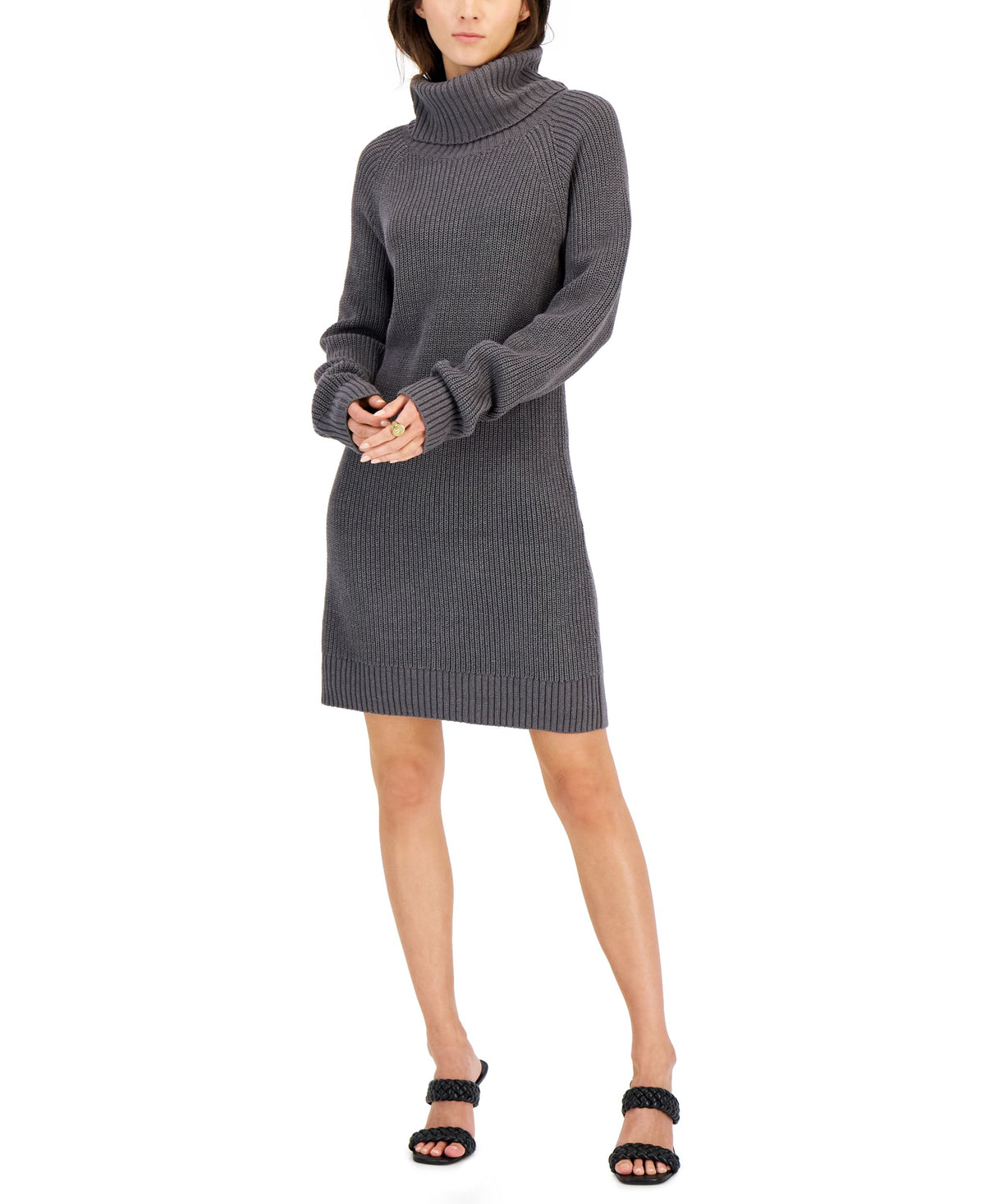 Women's Turtleneck Sweater Dress