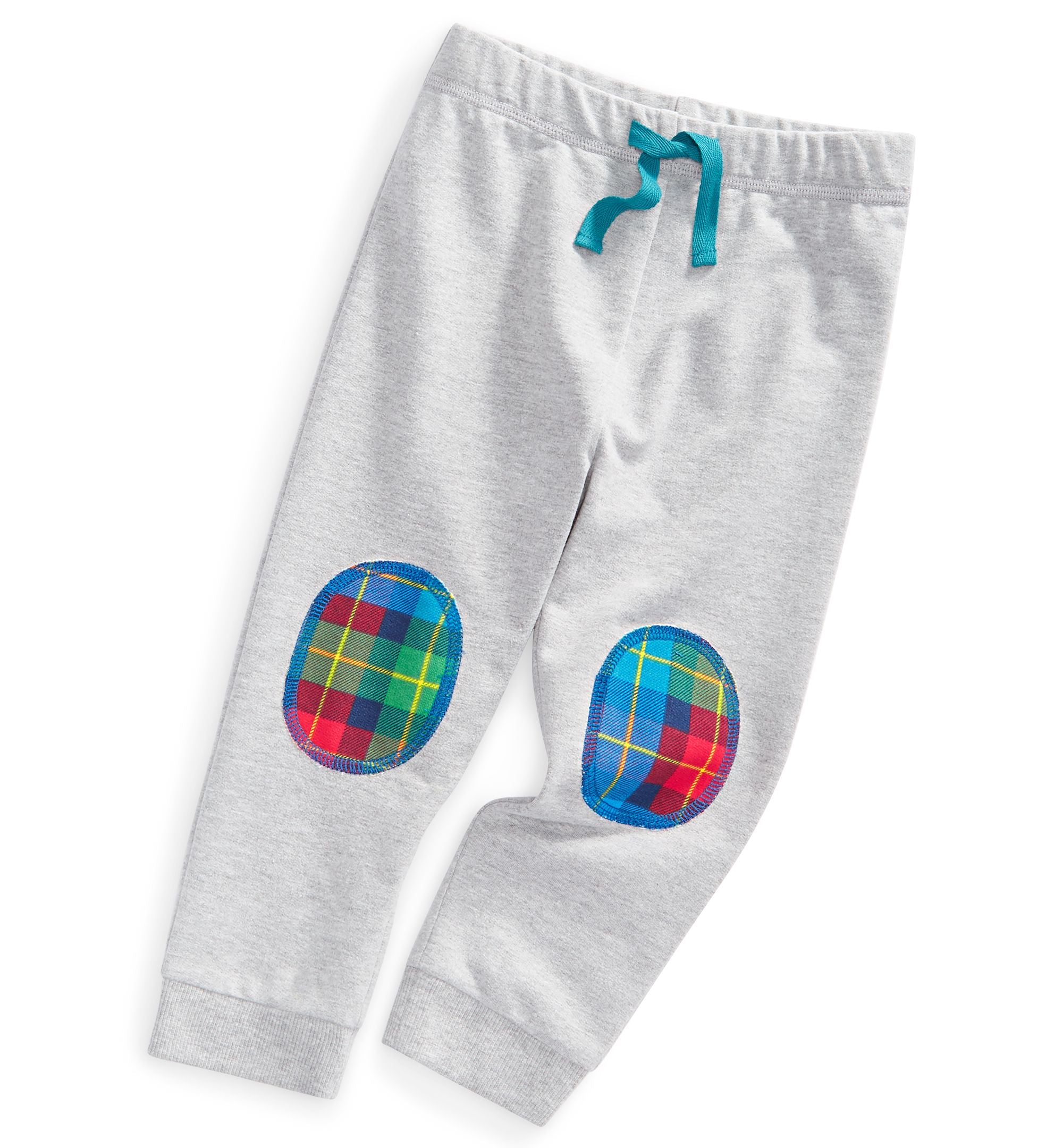 First Impressions Baby Boy Plaid Knee Patch Jogger Pants