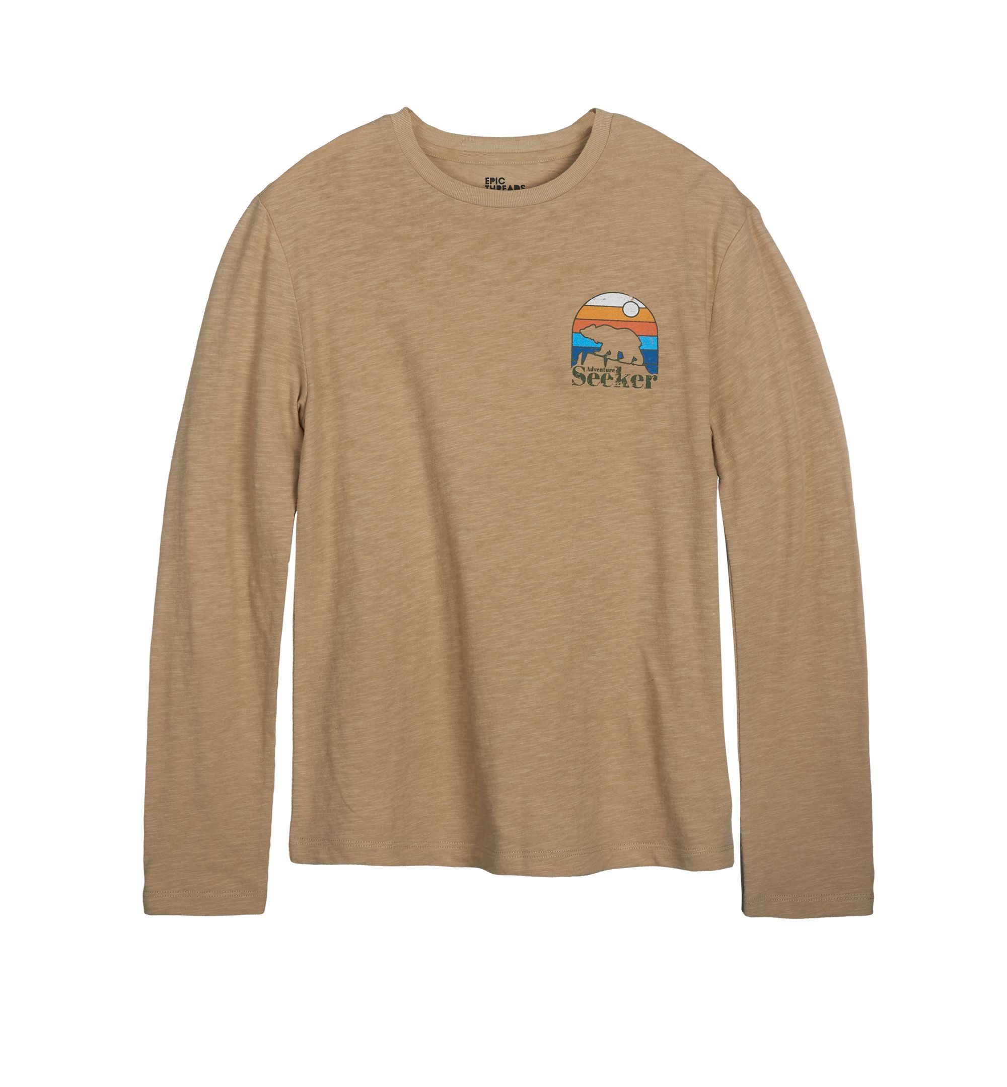 Big Boys Long Sleeves Graphic T-Shirt