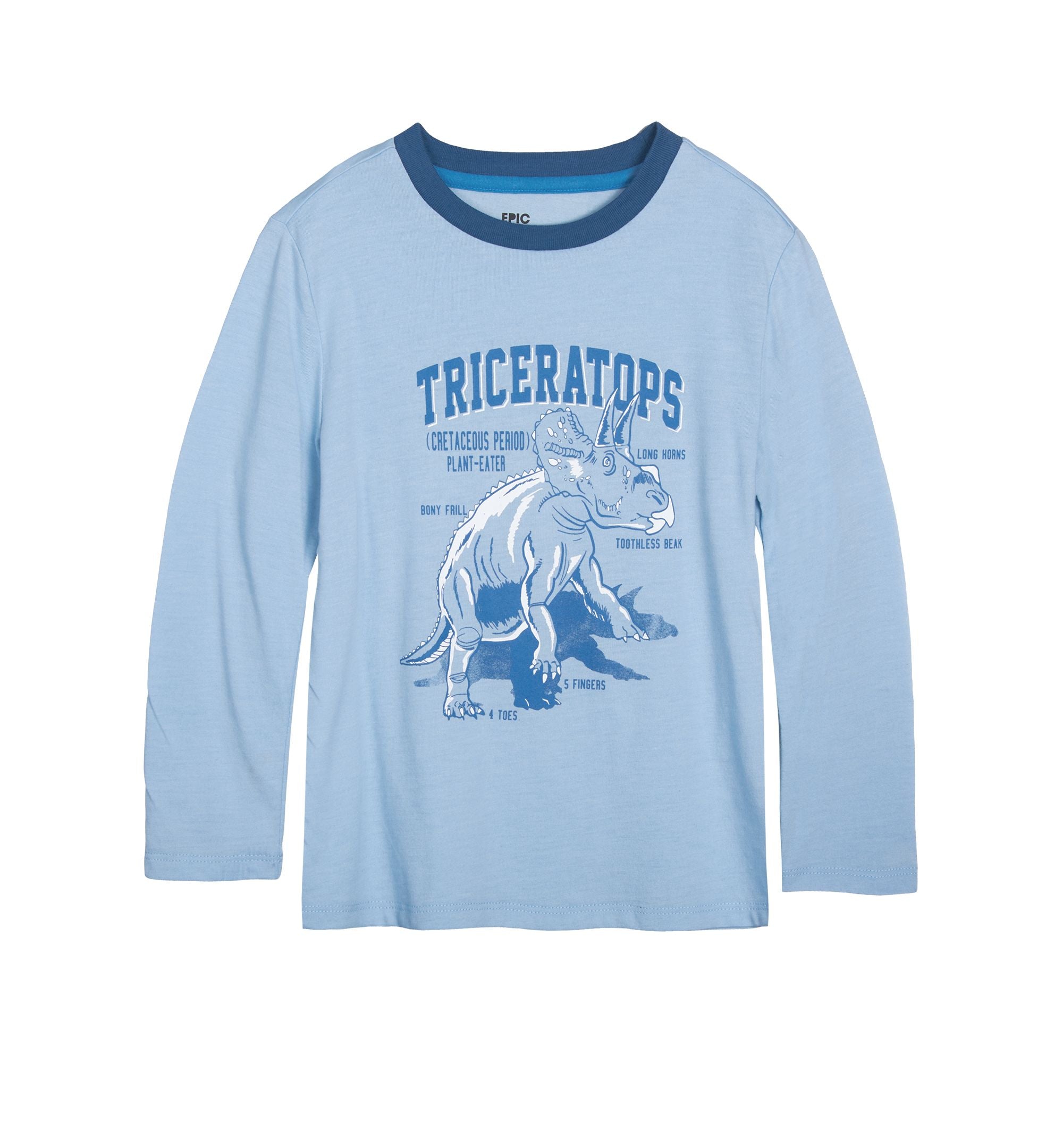 Little Boys Long Sleeve Graphic T-Shirt