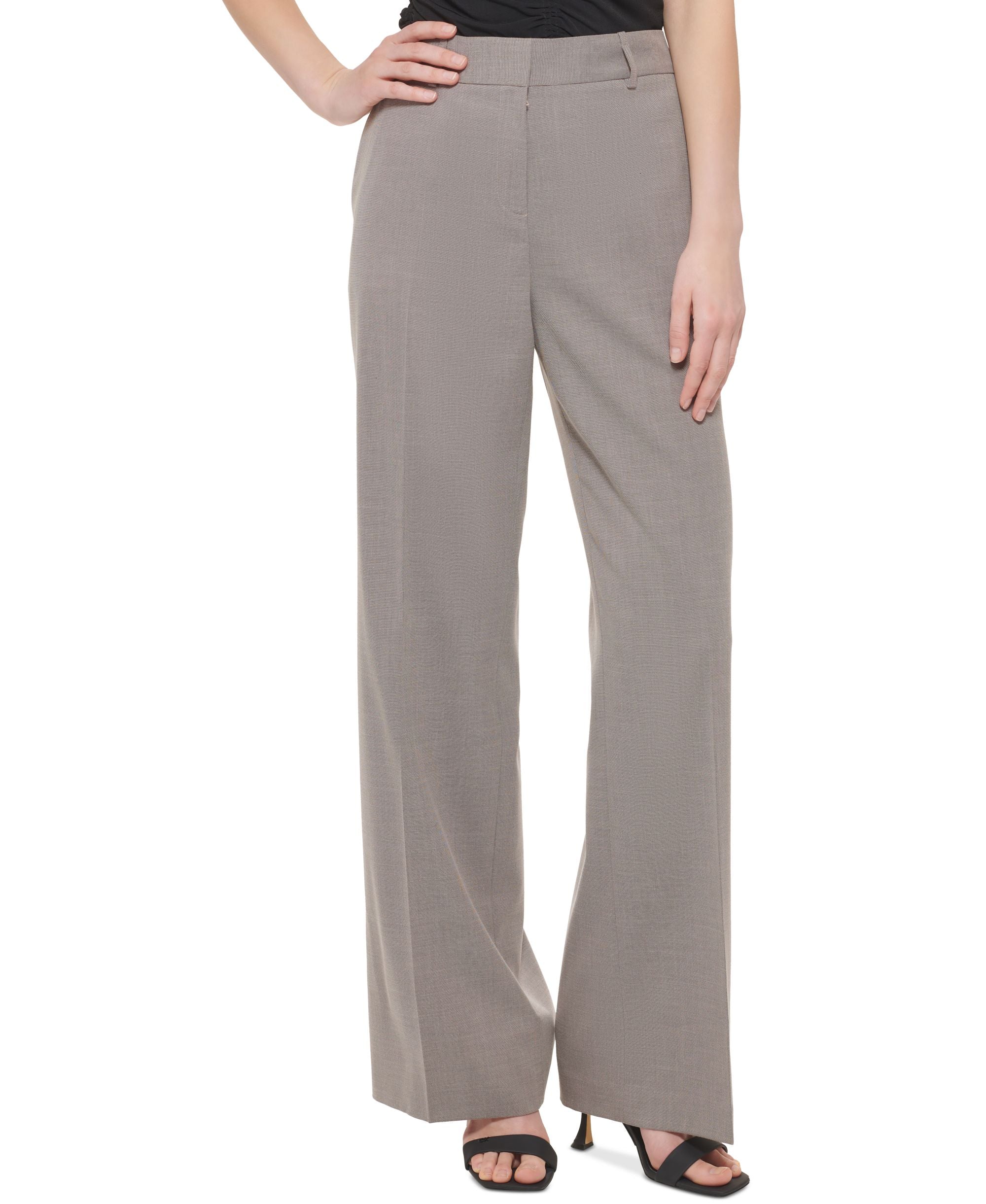 Calvin Klein Womens Straight Leg Pants