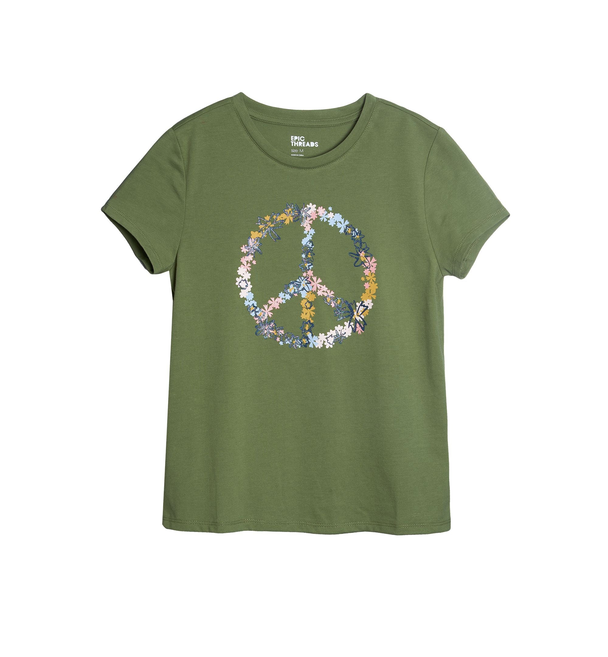 Big Girls Short Sleeve Graphic T-Shirt
