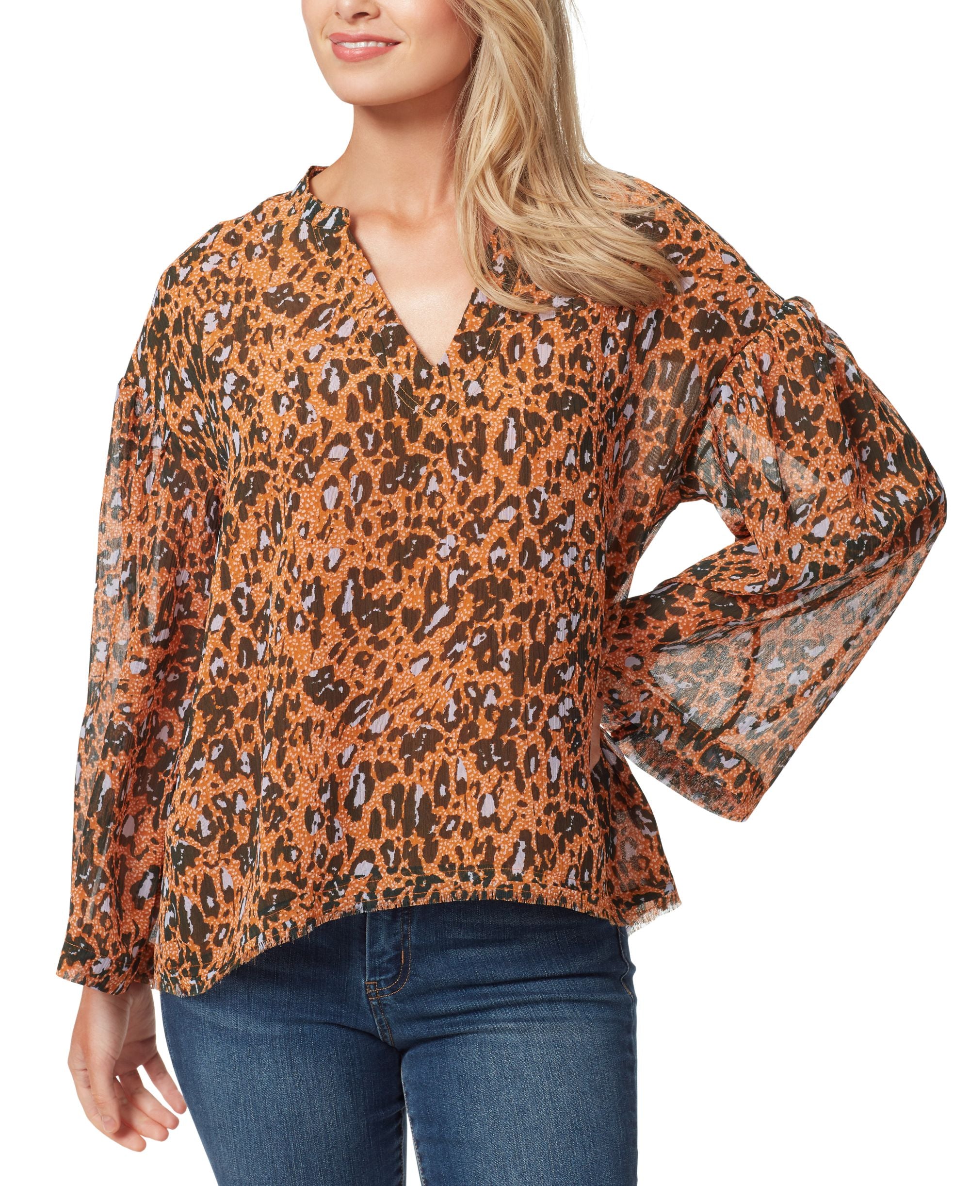 Women's Jenna Animal-Print Top