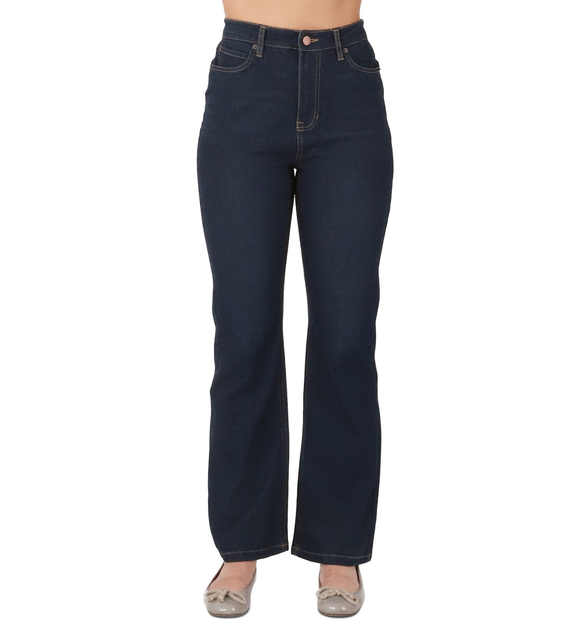 Black Tape Womens High Rise Flare Jeans