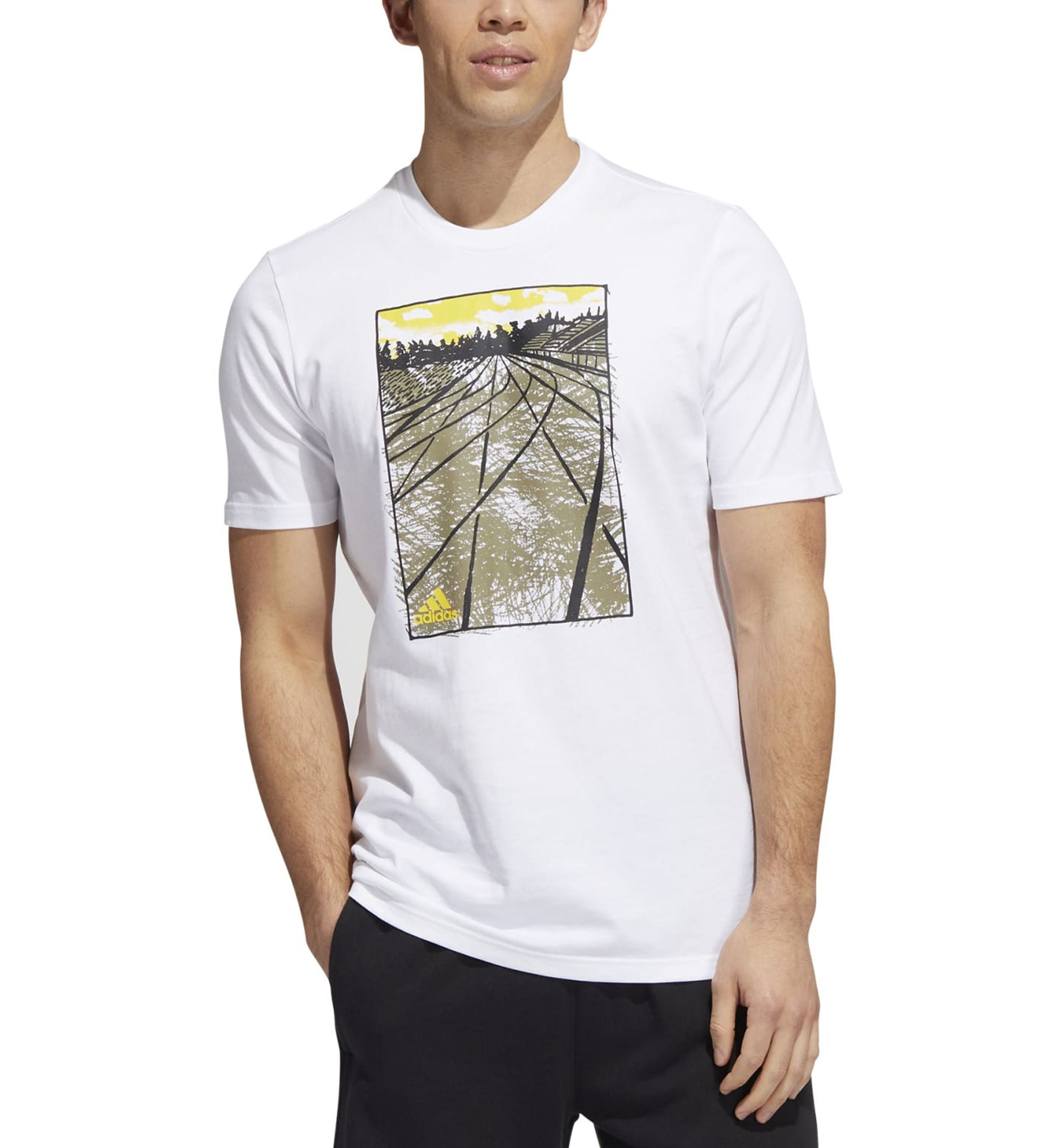 Adidas Mens Workout Activewear Pullover Top