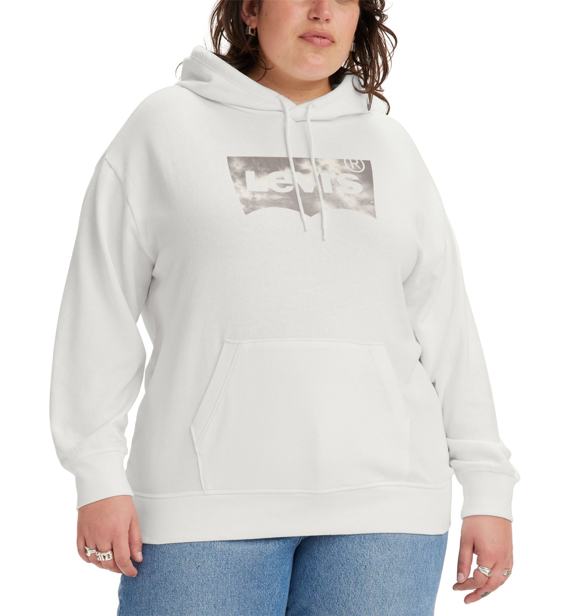 Levis Trendy Plus Size Graphic Standard Fit Hoodie