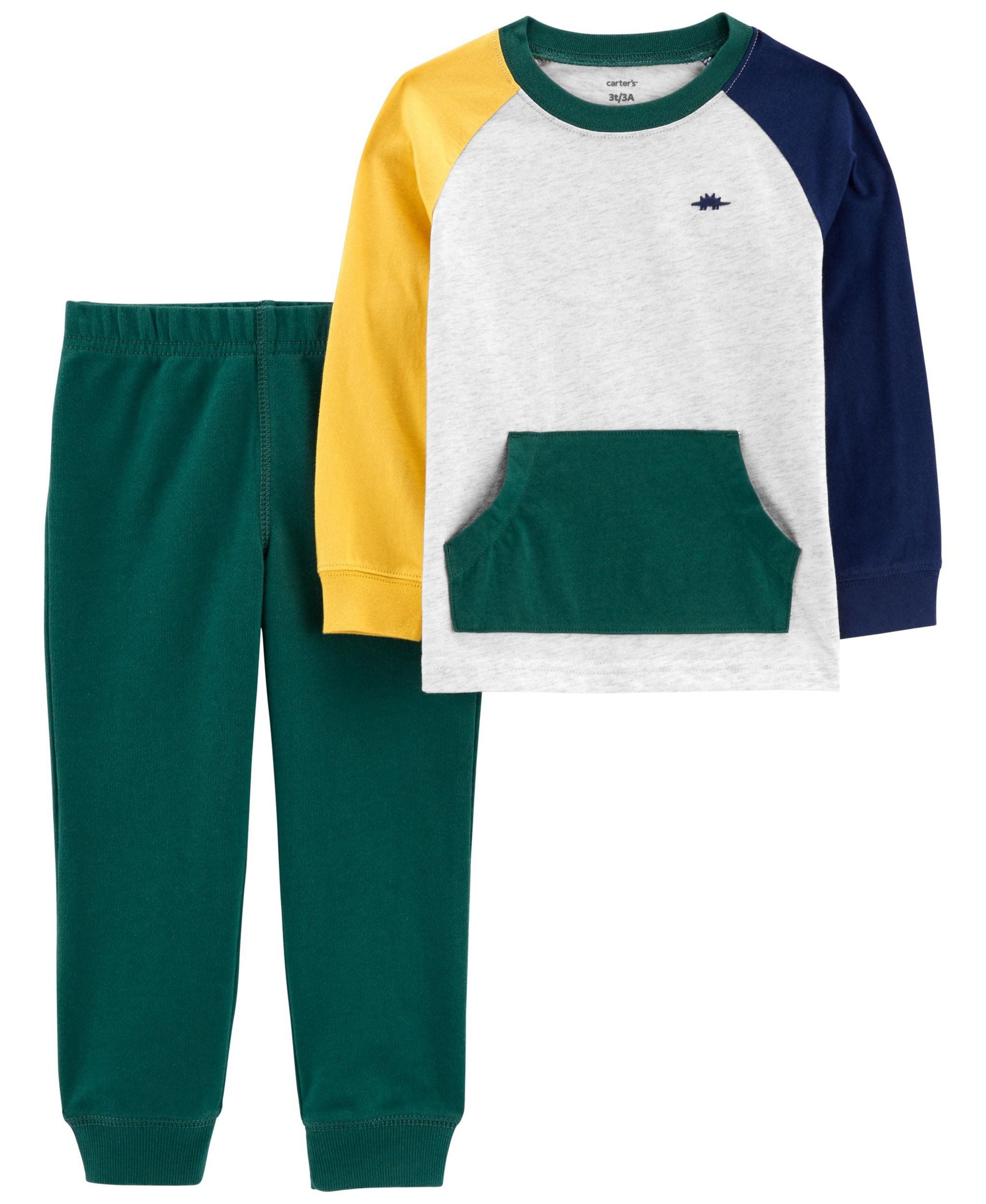 Carters Baby Boys Long Sleeves T-Shirt Joggers 2 Piece Set