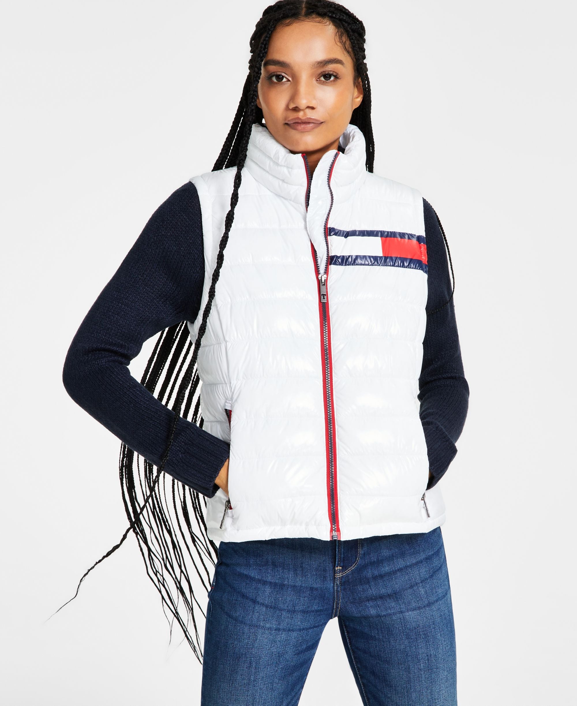 Women's Flag Puffer Vest