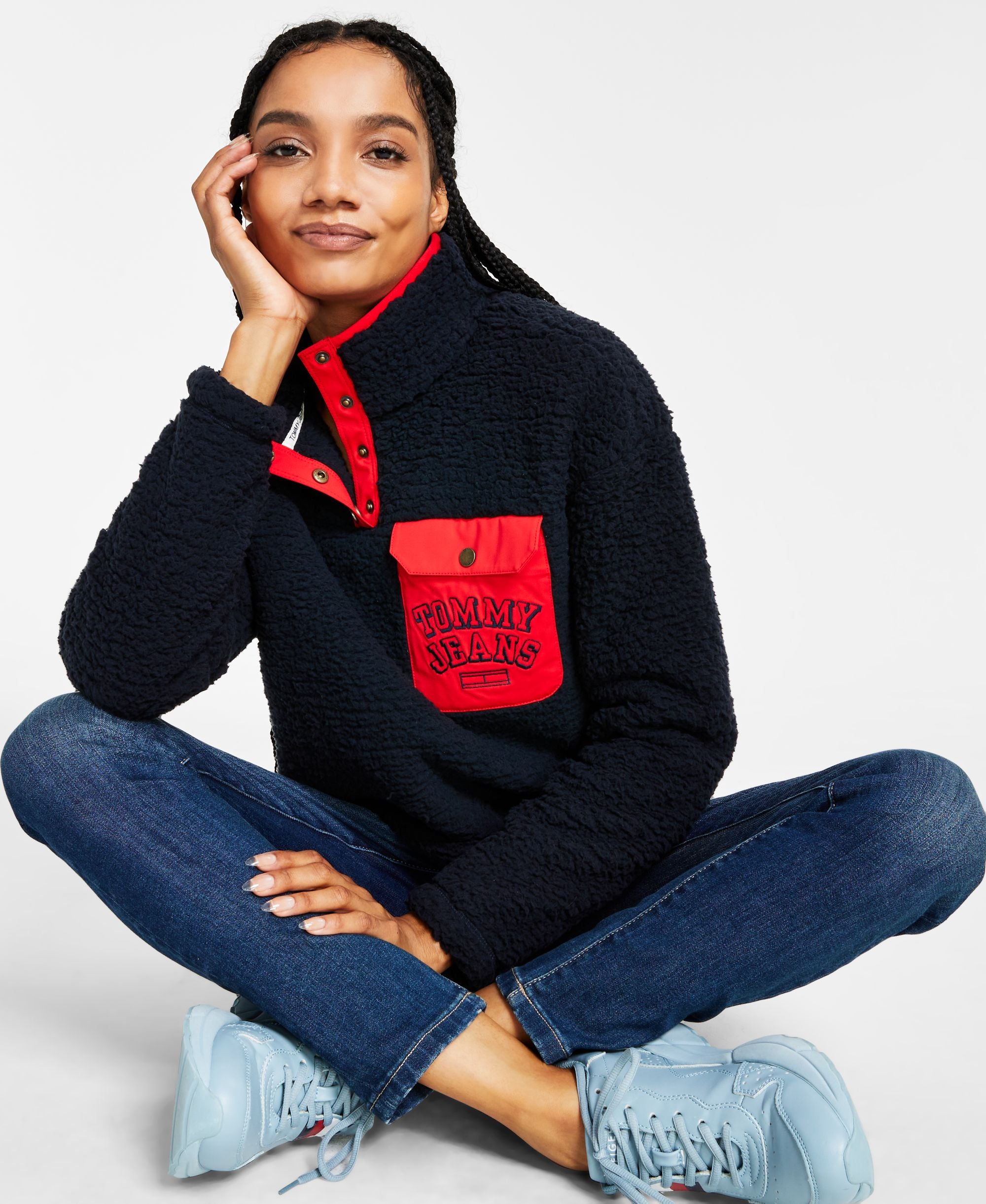 Women's Quarter-Snap Sherpa Pullover