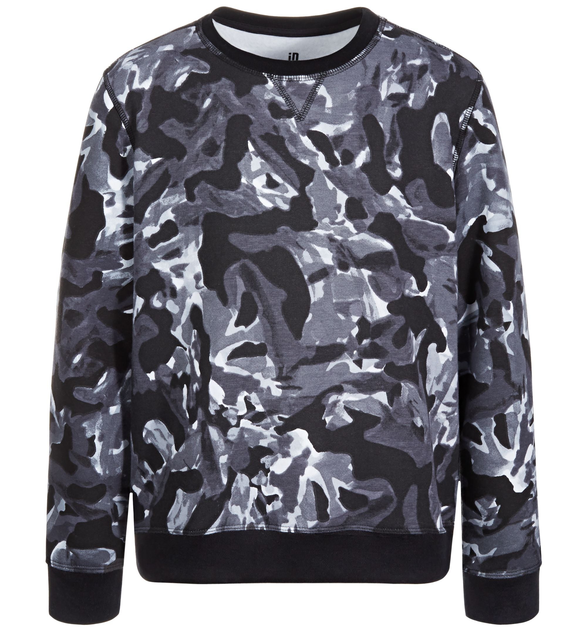 ID Ideology Toddler Little Boys Waves Long Sleeve With Crew Neck Pullover