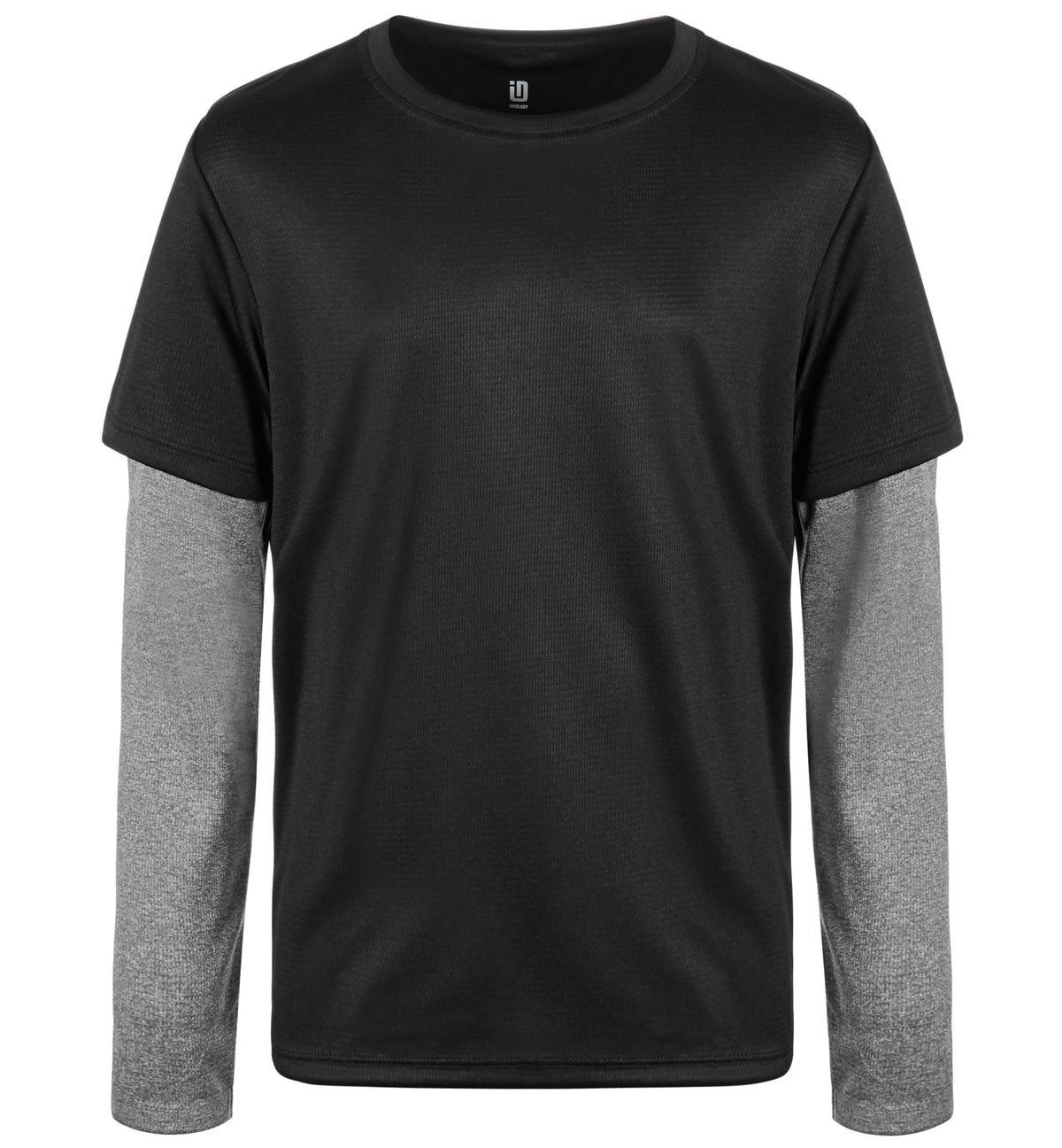 ID Ideology Toddler Little Boys Faux Layer Long Sleeve T-Shirt