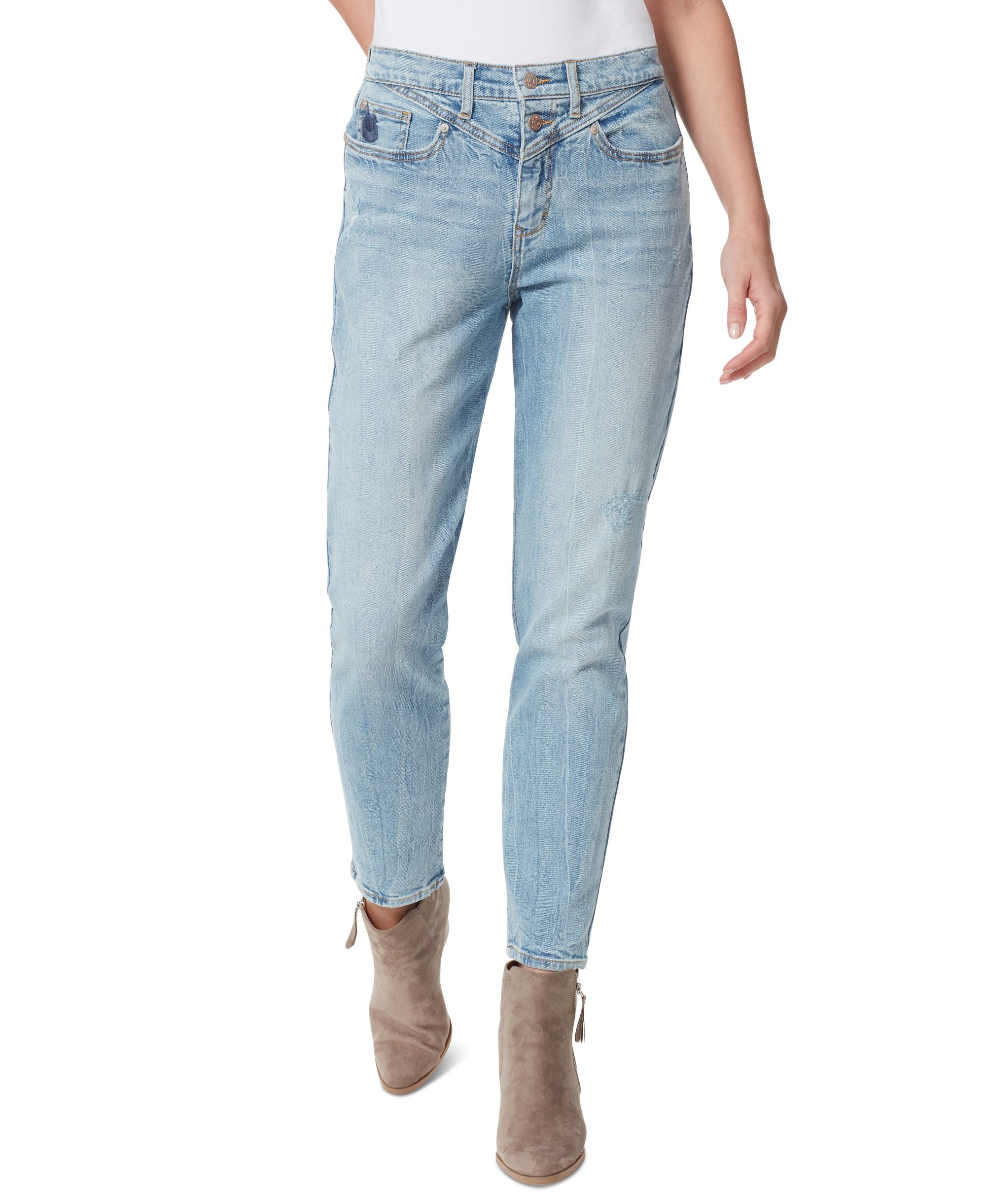 Women's Gloria Vanderbilt x Christian Siriano Vintage Straight-Leg High-Rise Jeans