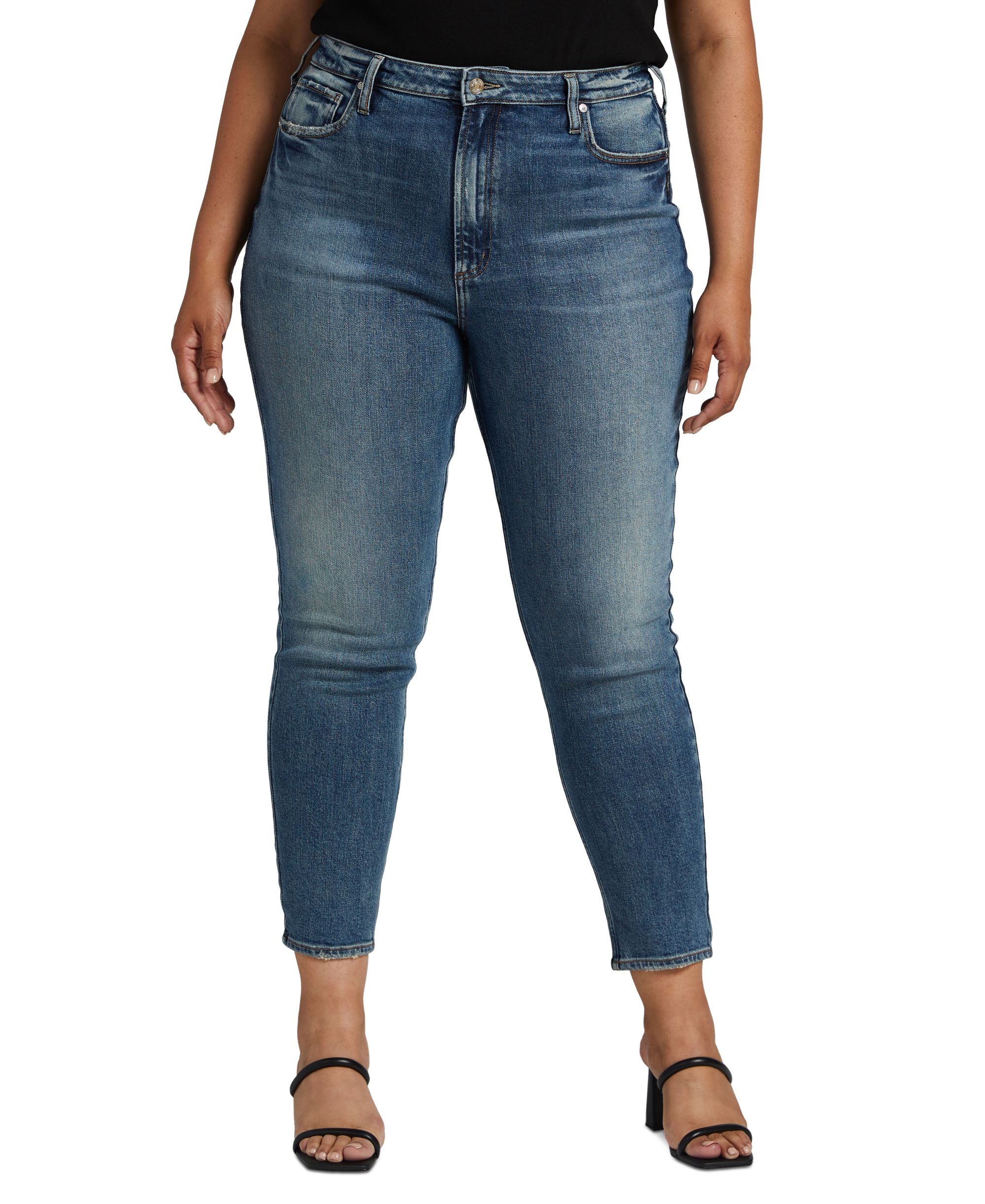 Plus Size High-Rise Mom Jeans