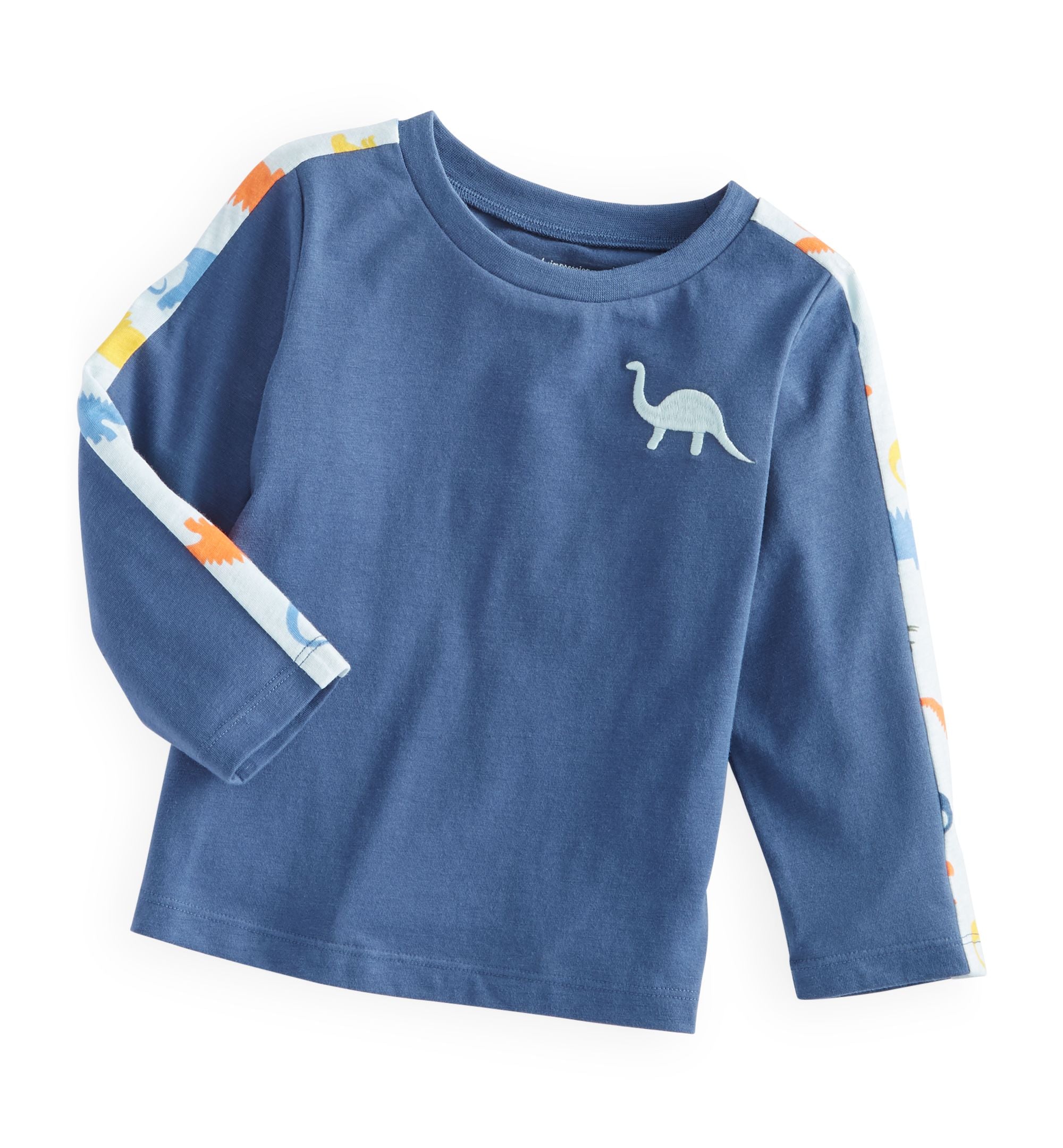 First Impressions Baby Boys Long Sleeve Dinosaur Graphic T-Shirt