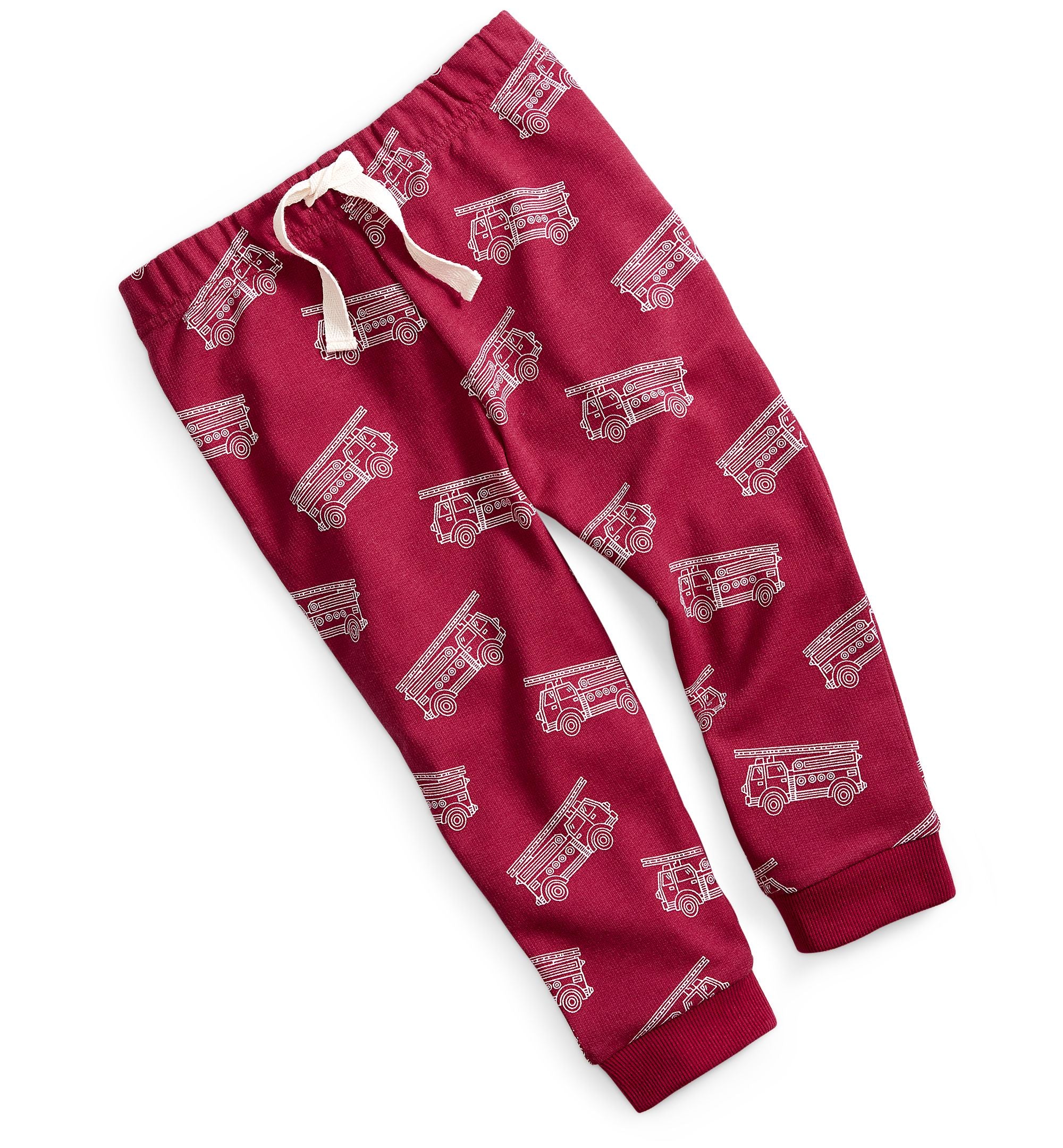 First Impressions Toddler Boys Fire Truck Jogger Pants