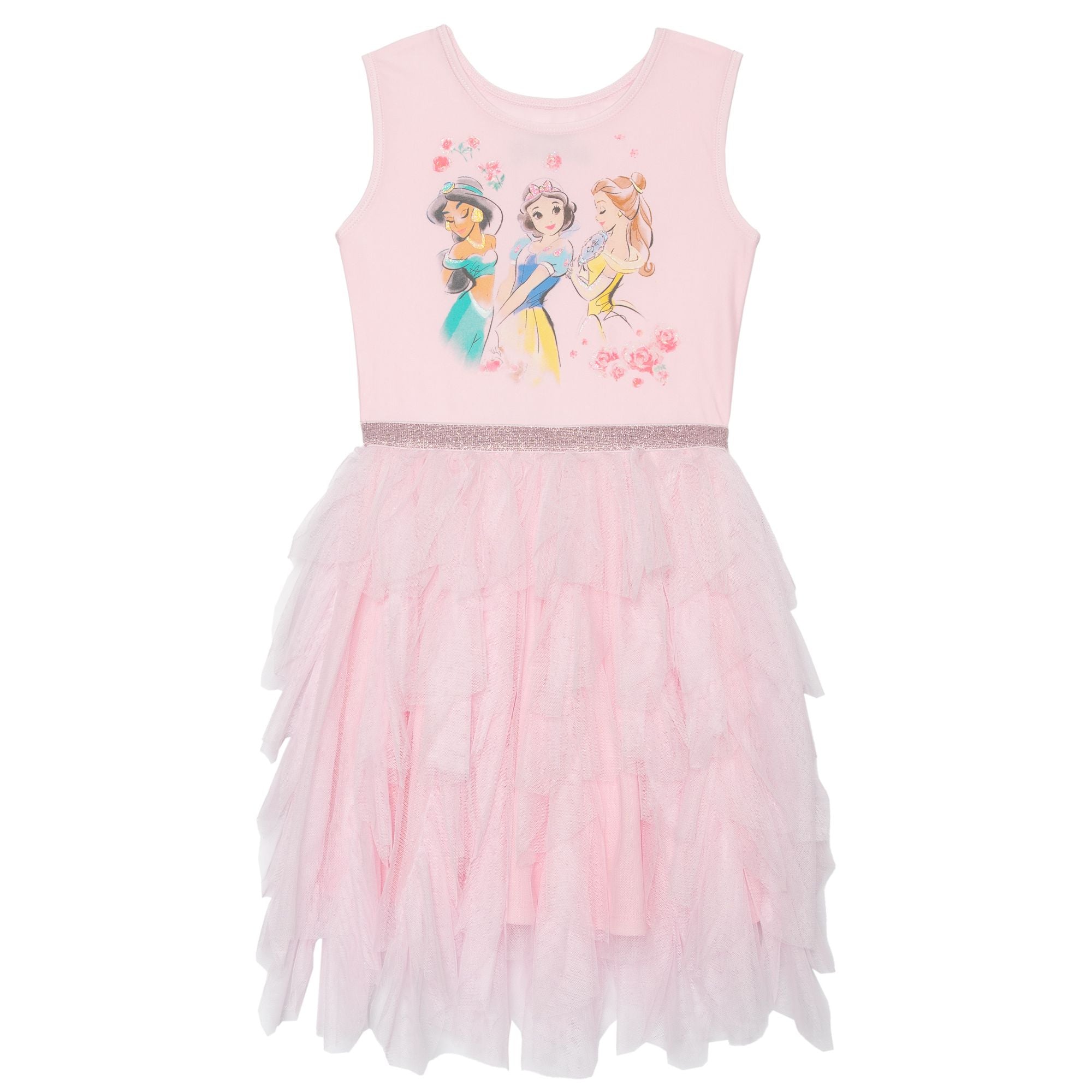 Disney Toddler Girls Princess Sleeveless Floral Dress