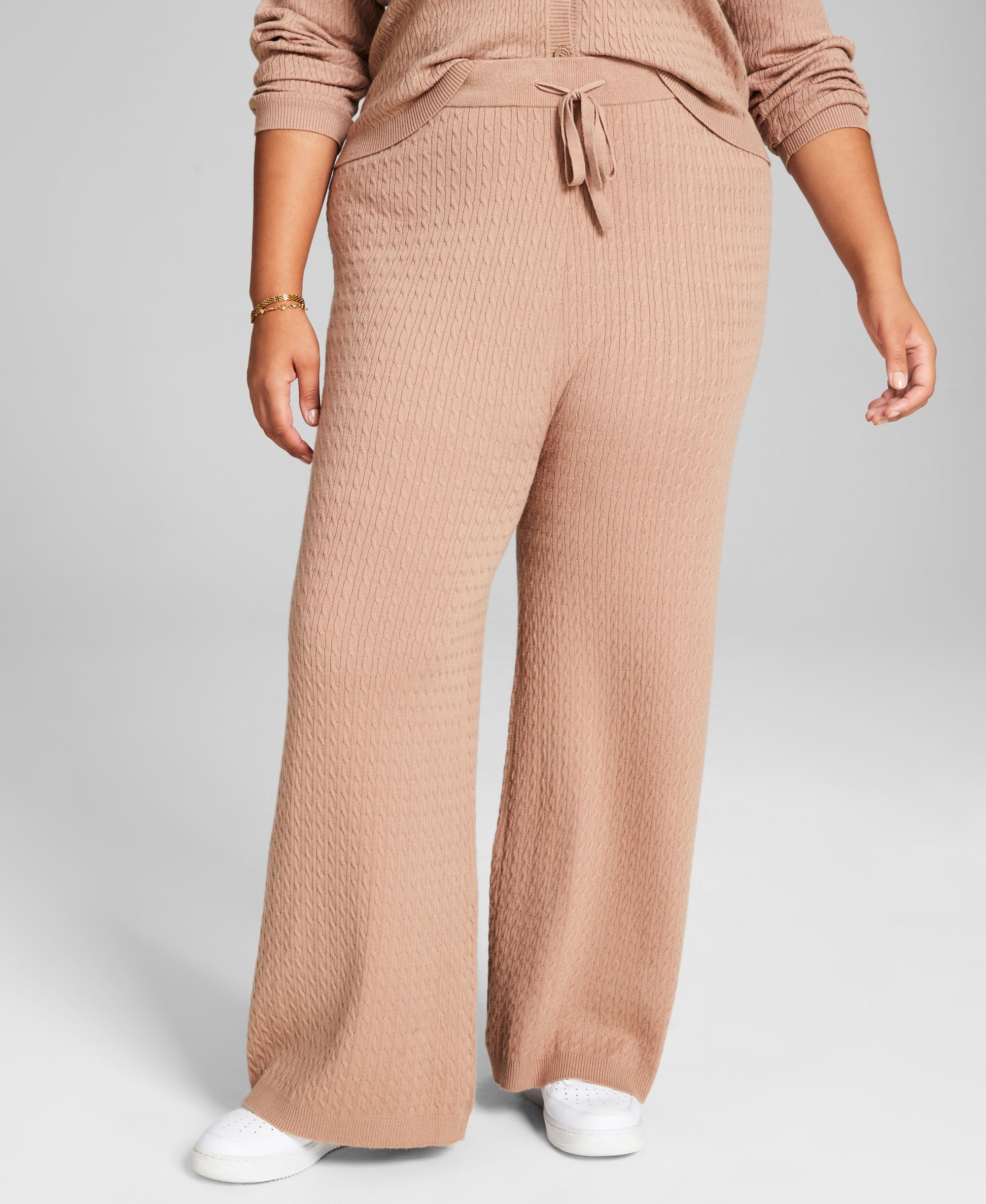 Trendy Plus Size Pull-On Sweater Pants