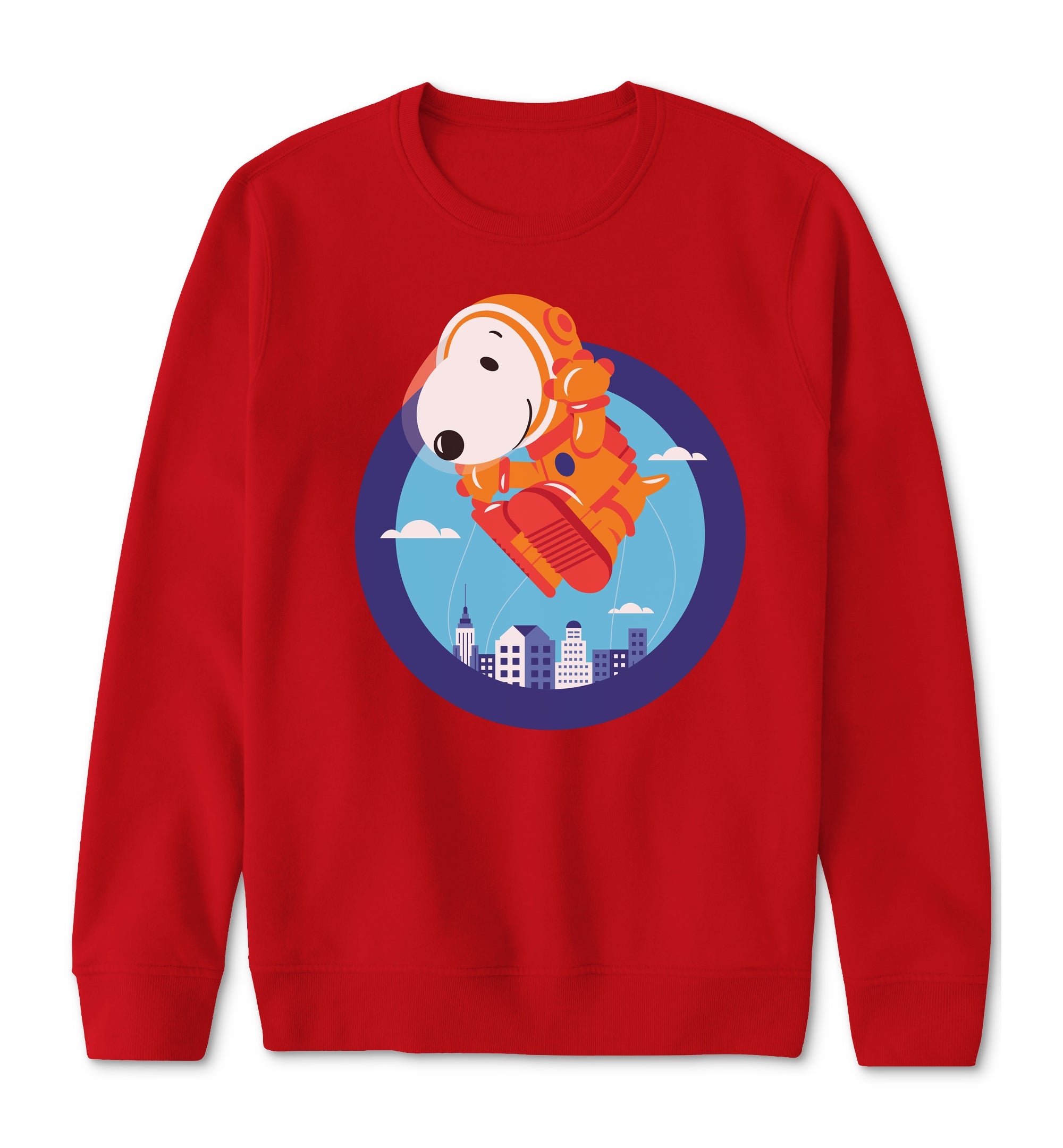 Adult Unisex Snoopy Thanksgiving Day Parade Crewneck Sweatshirt