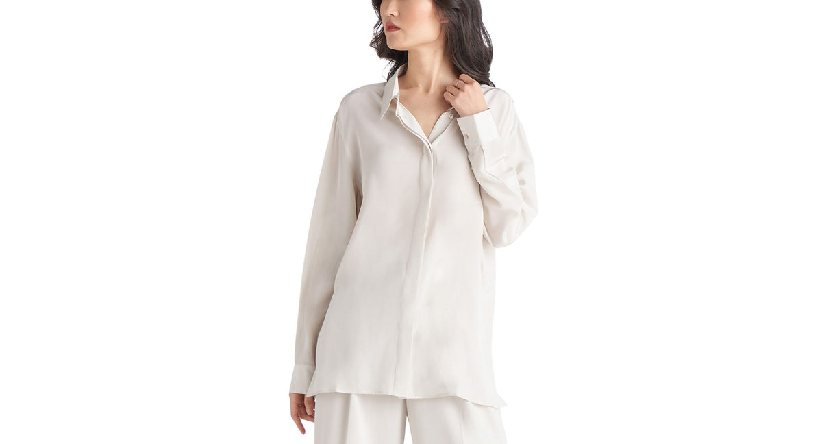 Women's Long Sleeve Collared Blouse