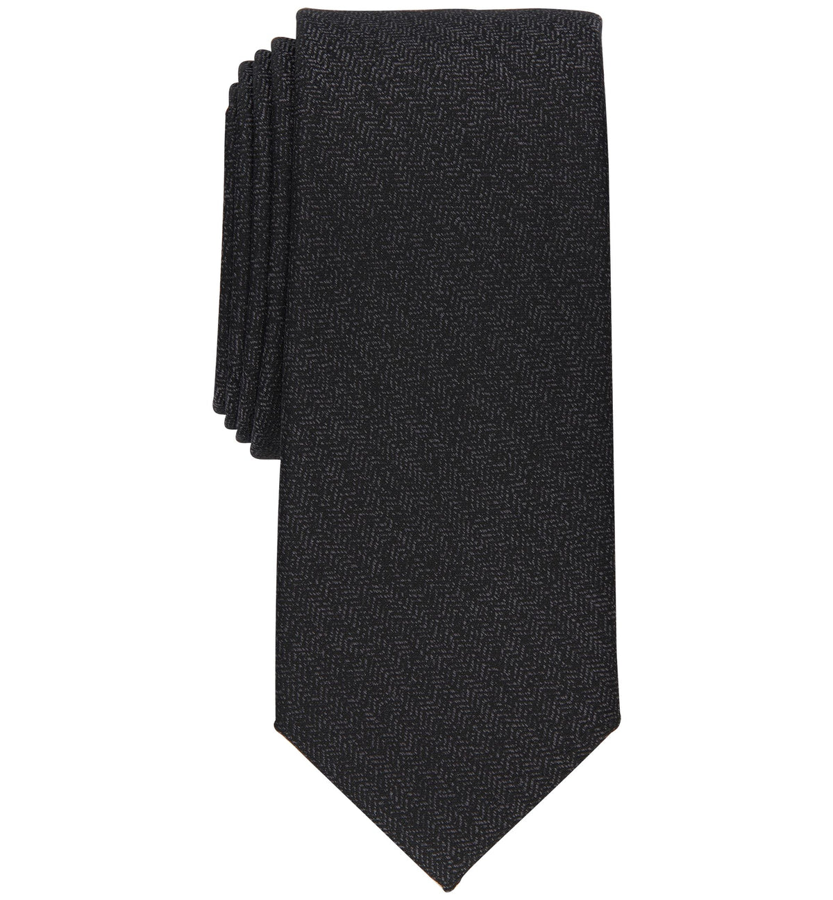 Men's Slim Herringbone Tie