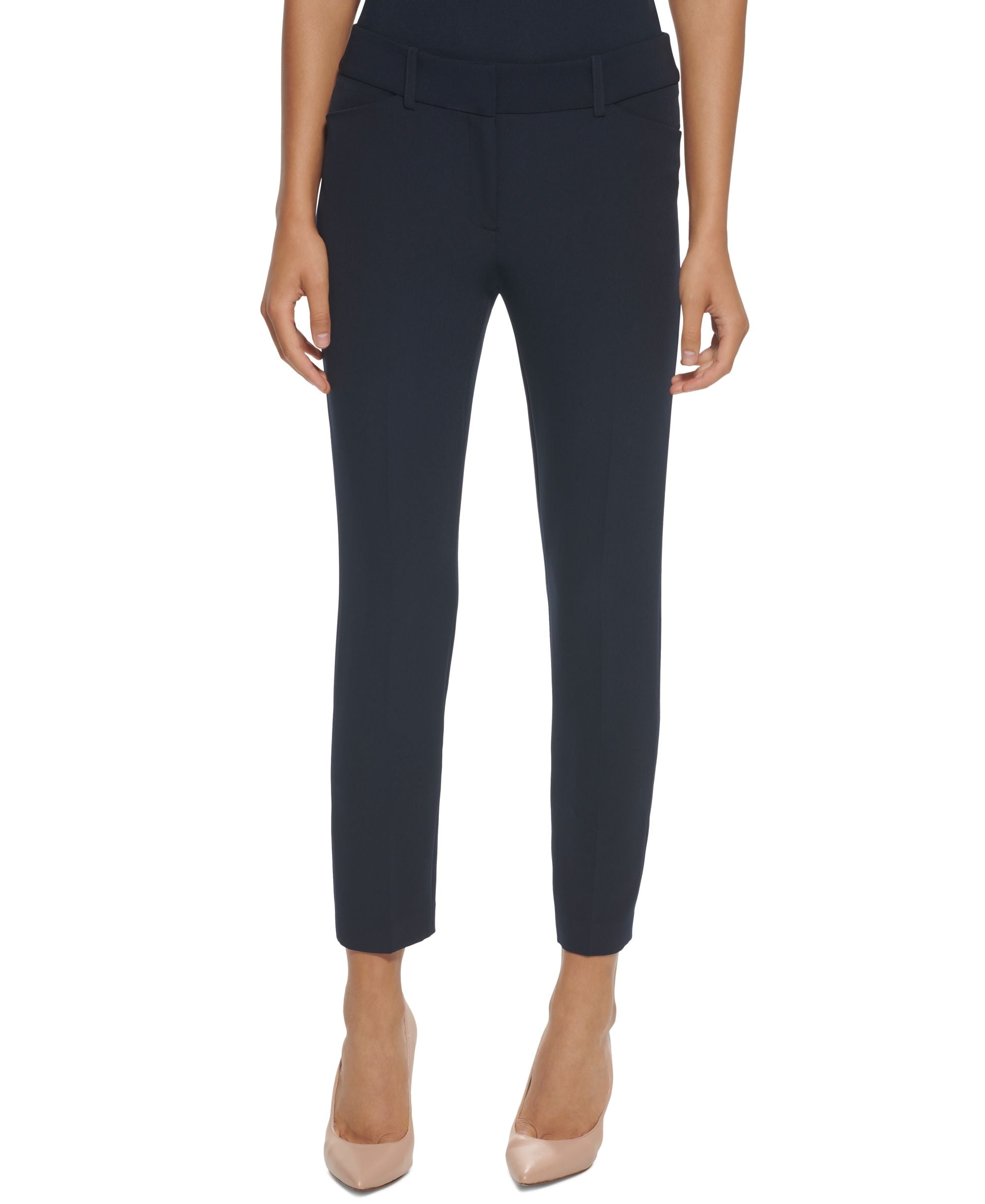Women's Mid Rise Straight-Leg Flex Fit Pants