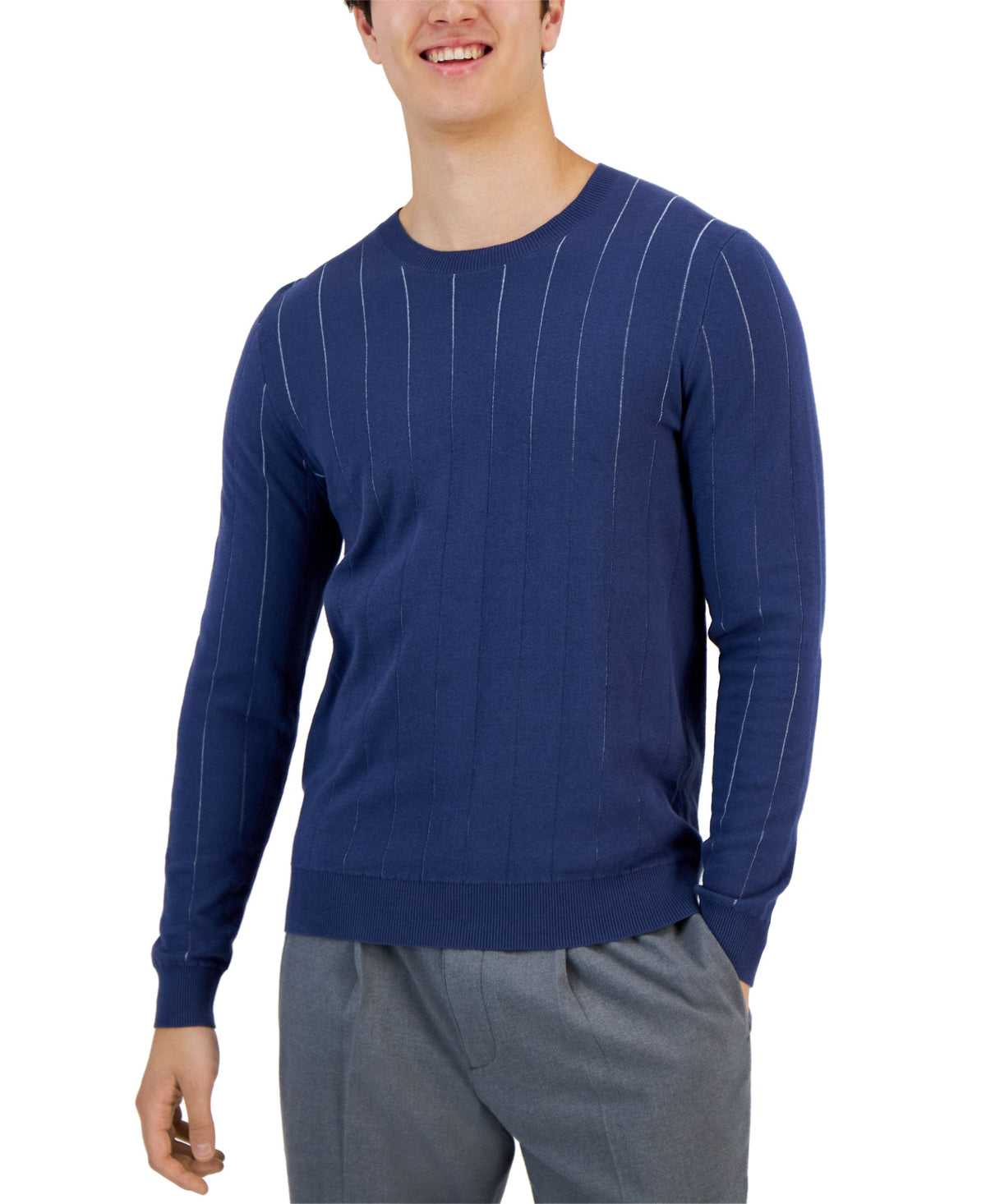 Alfani Mens Double Knit Sweater