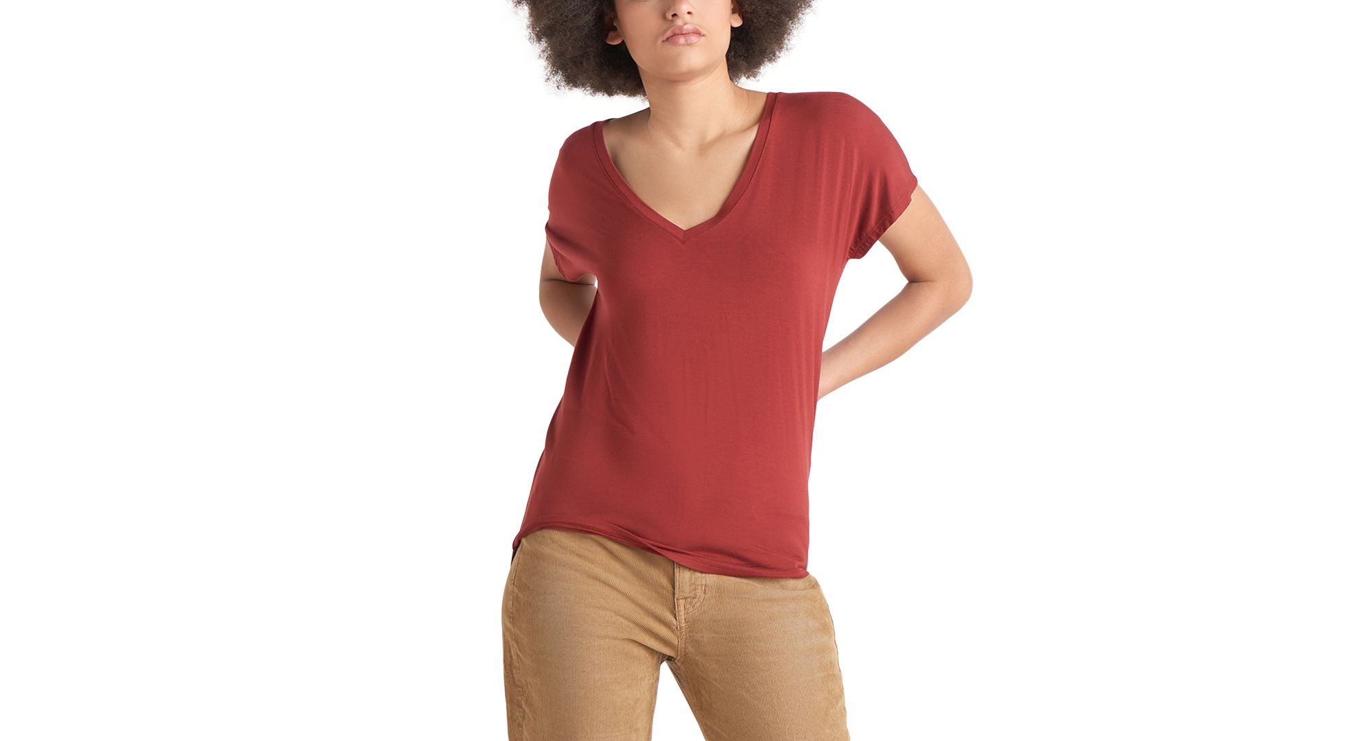 Women's Rounded-Hem T-Shirt