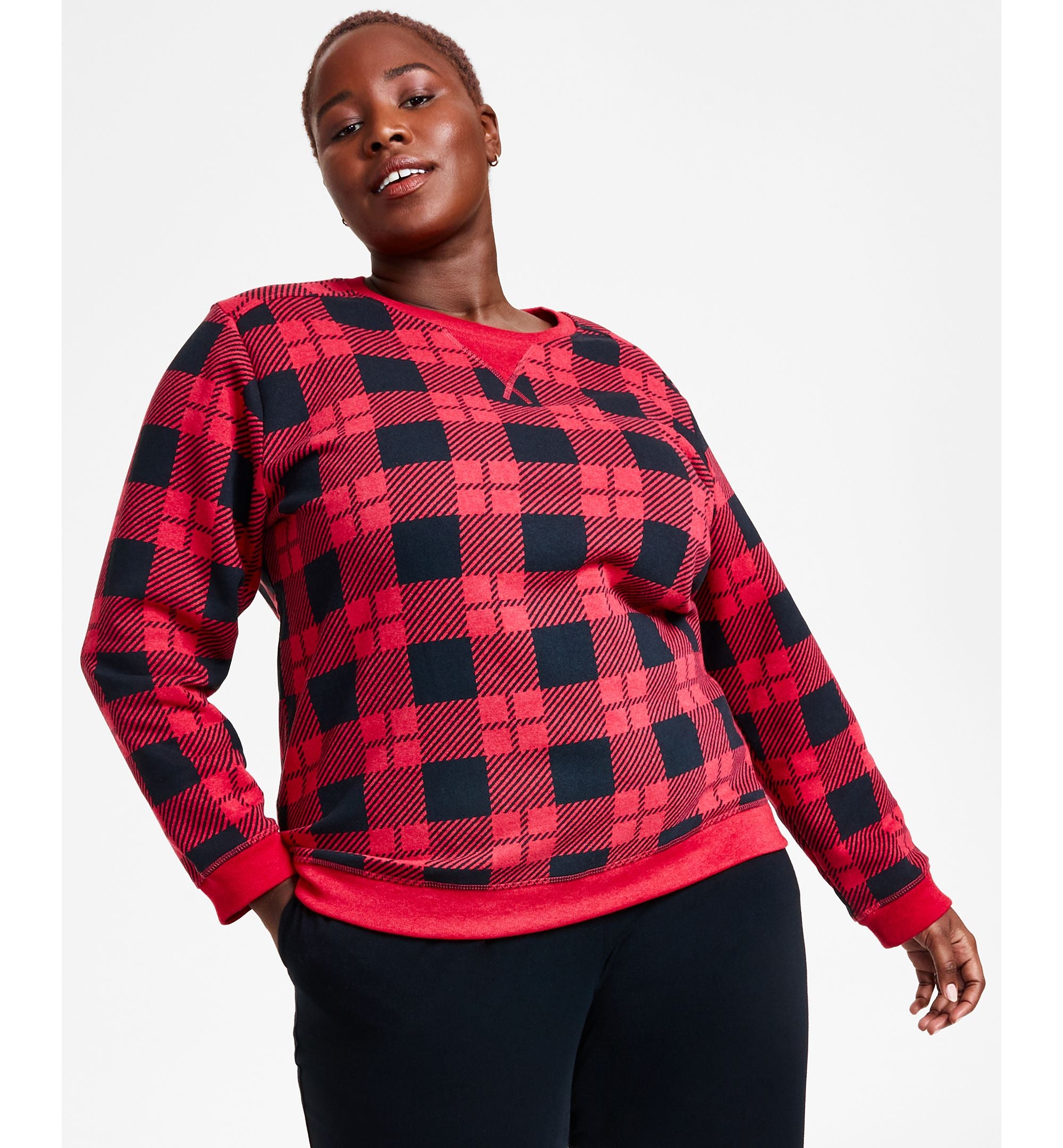 Karen Scott Plus Size Printed Sweatshirt