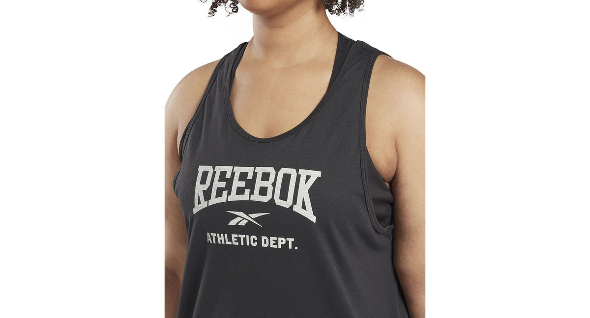 Reebok Plus Size Workout Ready Supremium Big Logo Tank Top