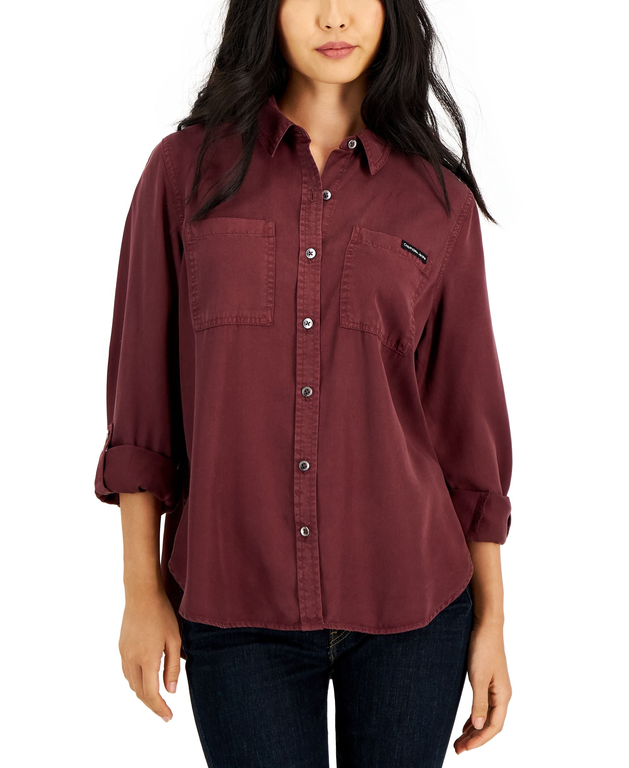 Calvin Klein Jeans Petite Utility Shirt
