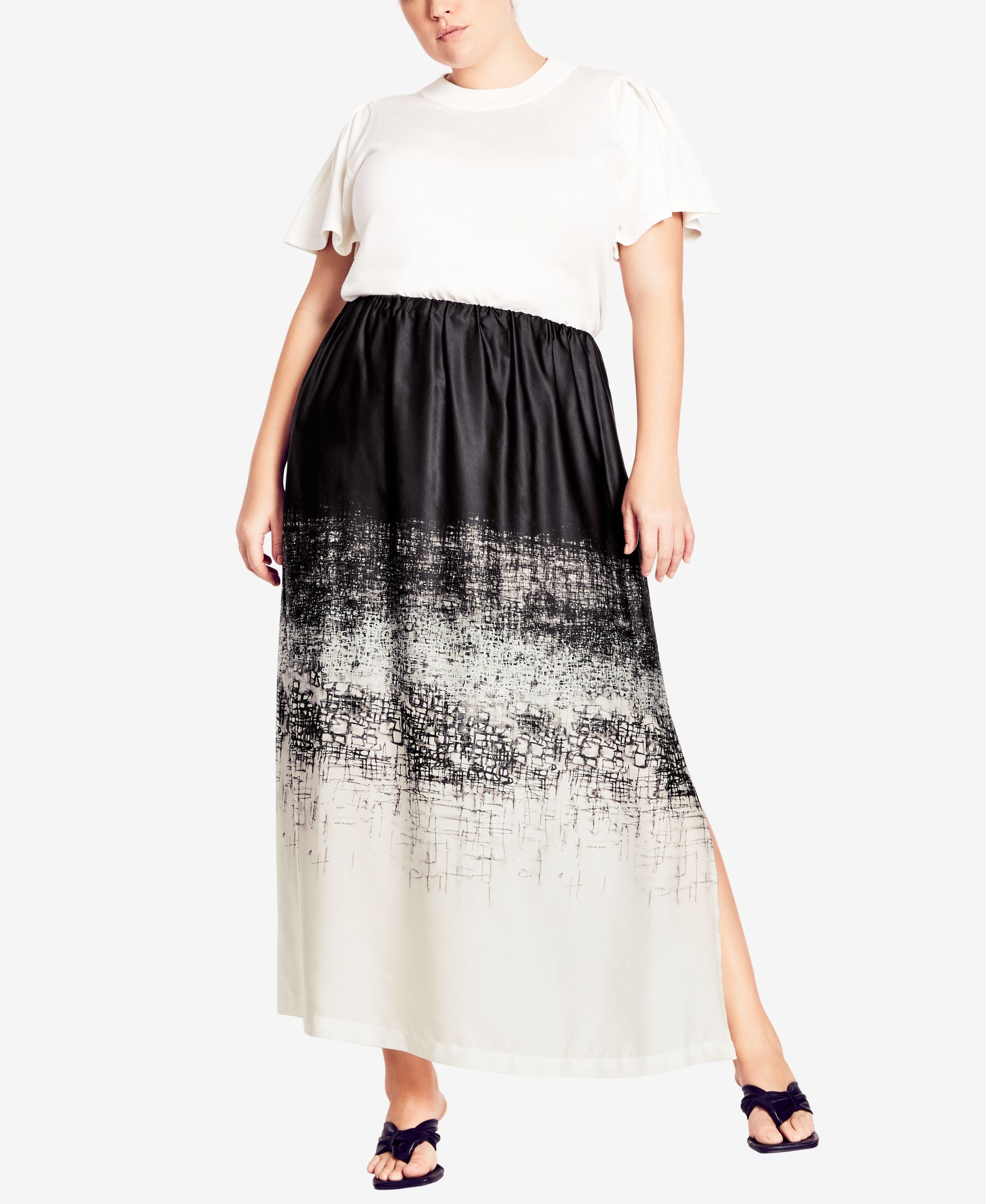 Plus Size Trendy Evelyn Skirt