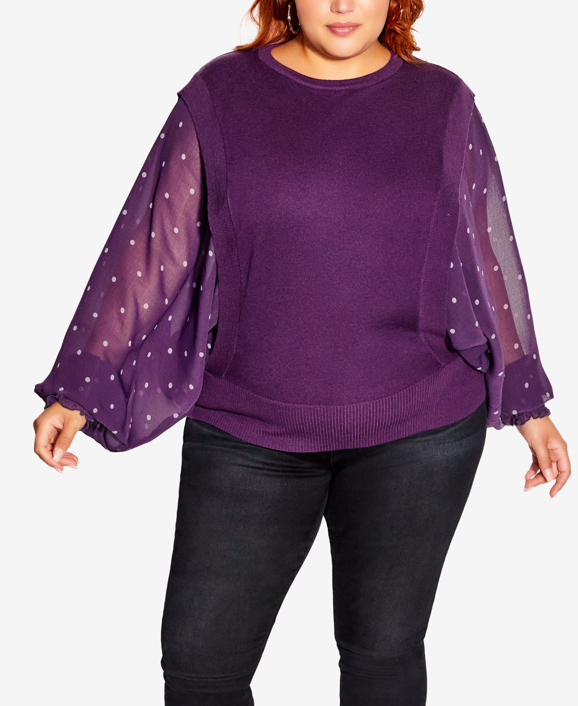 Plus Size Trendy Gina Top