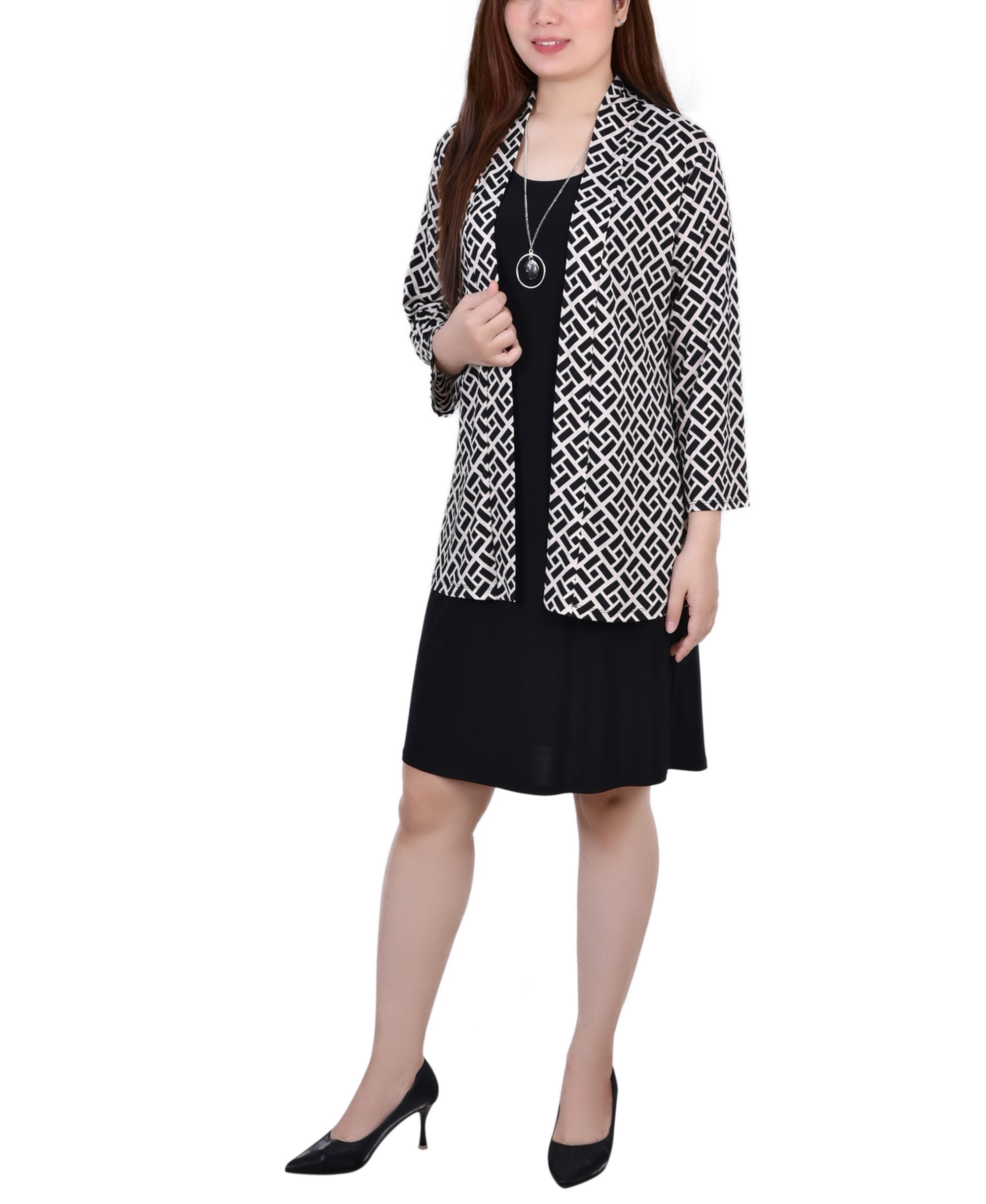 NY Collection Petite Dress Set 2 Piece