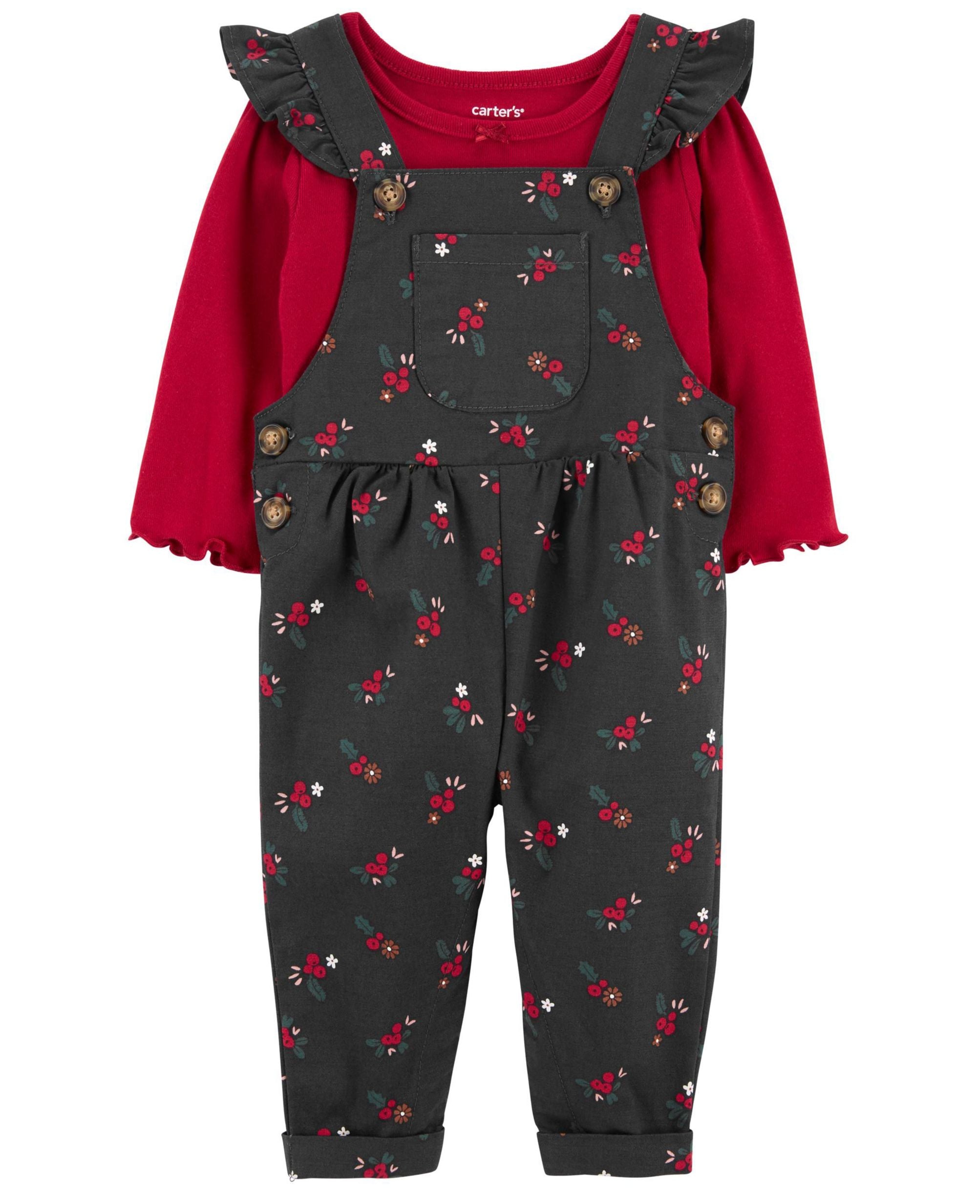 Carters Baby Girls Bodysuit Jumper 2 Piece Set