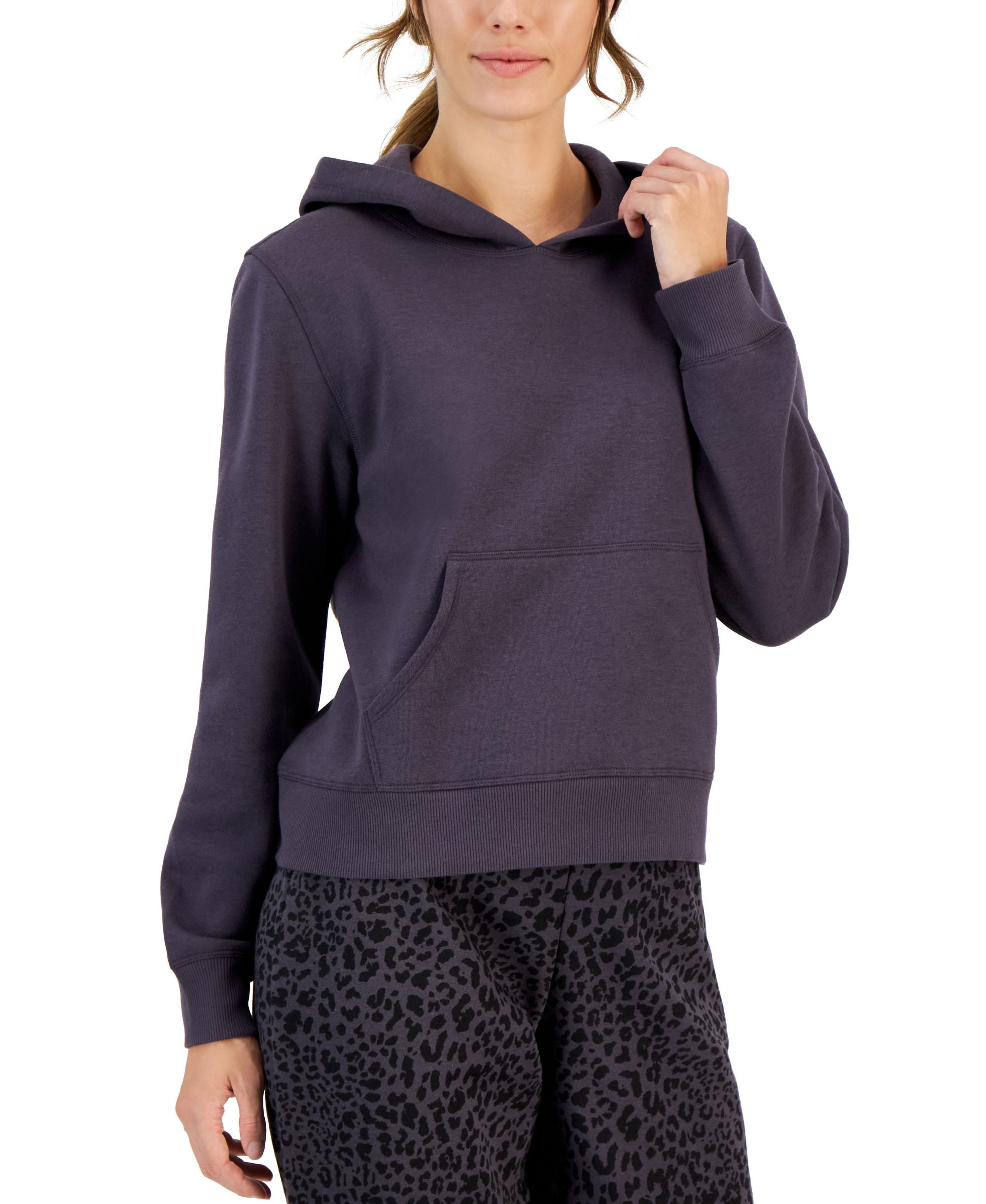 Petite Solid Fleece Hoodie