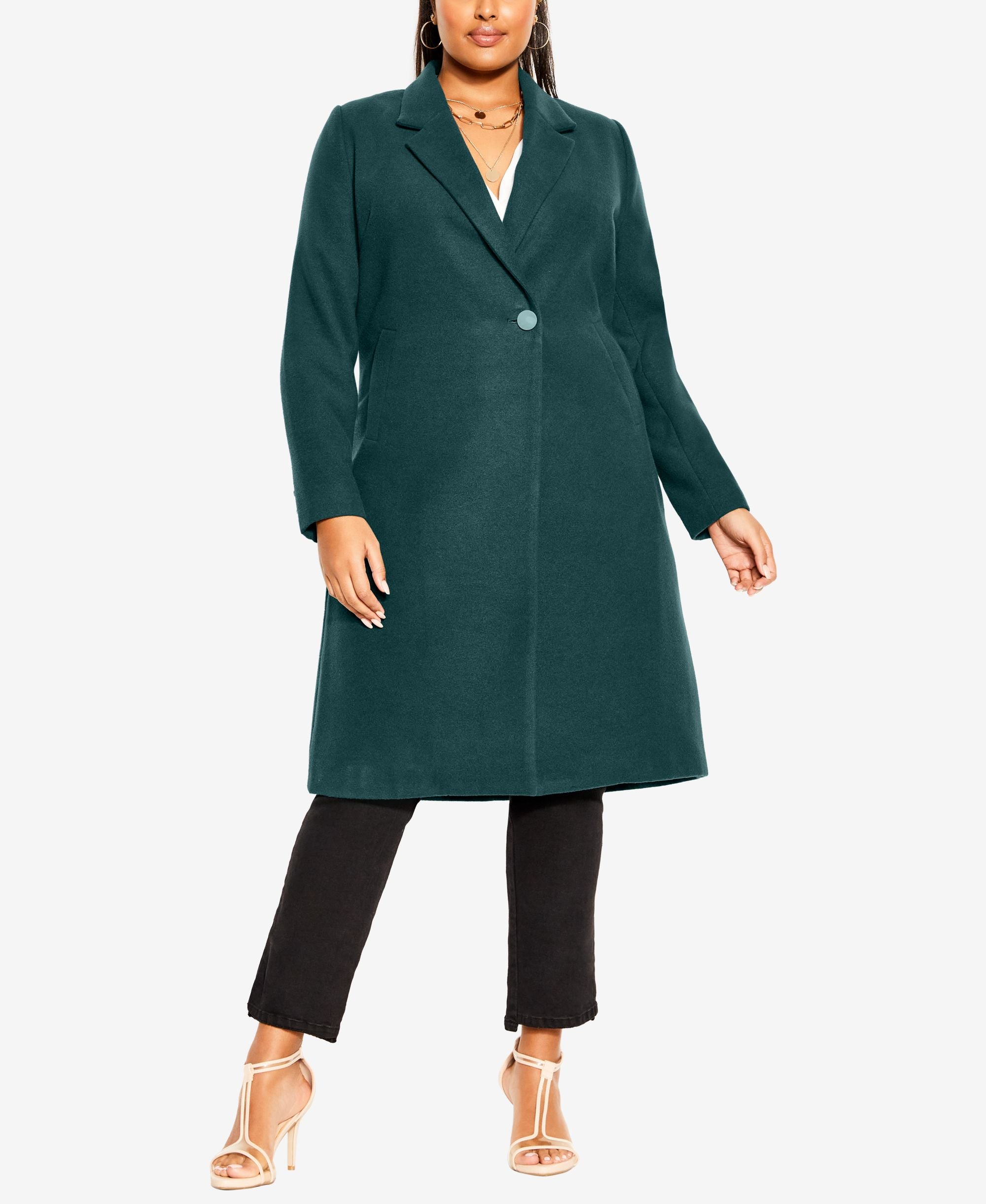 Plus Size Effortless Chic Coat