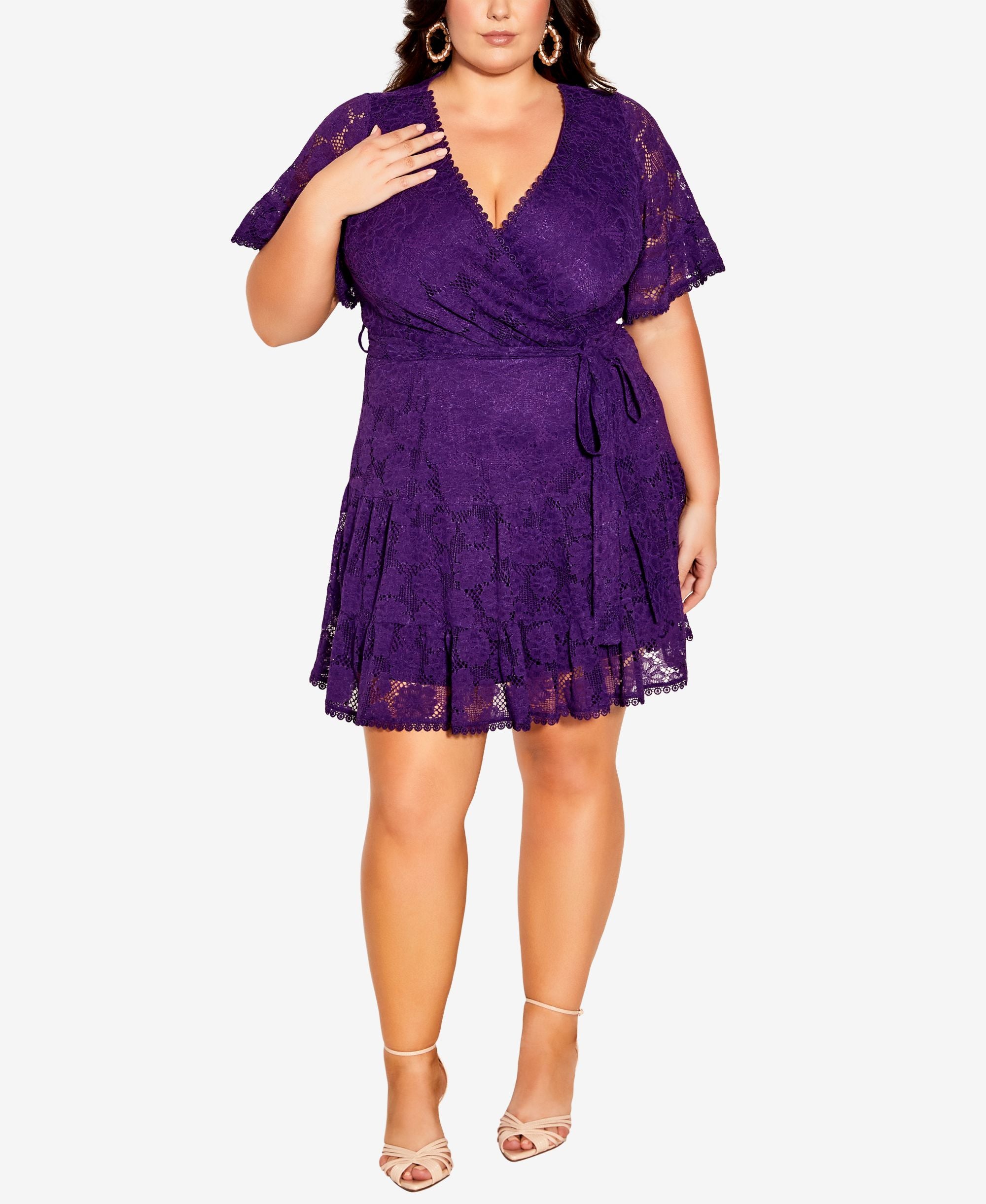 Trendy Plus Size Garden Kisses Dress