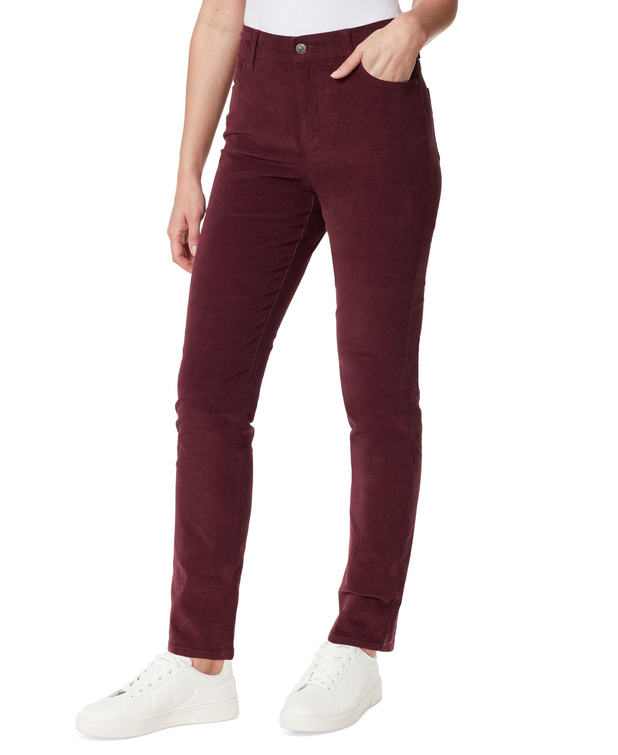 Women's Amanda High-Rise Corduroy Slim Jeans