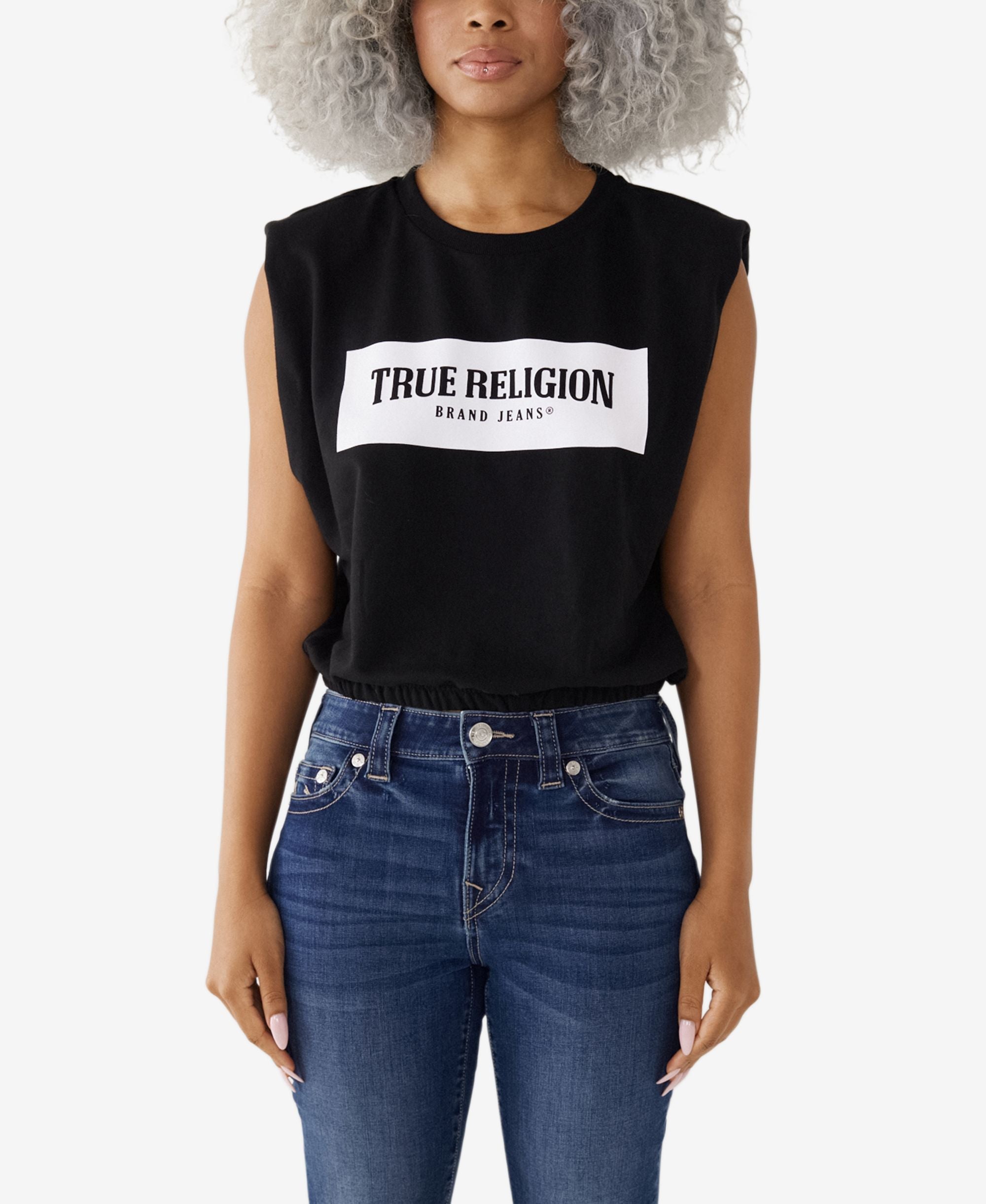 Women's Padded Shoulder Tank Top