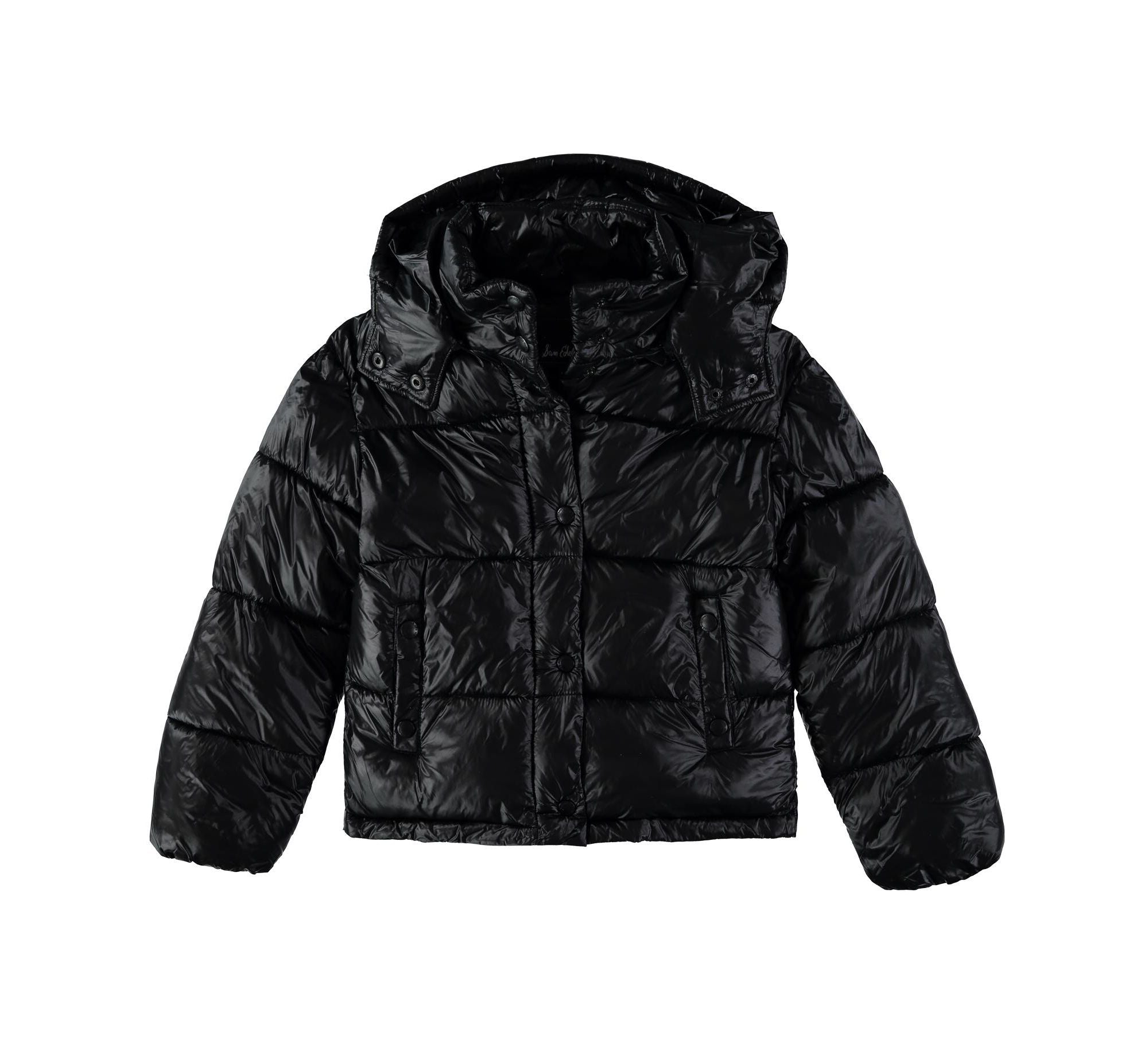 Sam Edelman Big Girls Shiny Cire Puffer Jacket