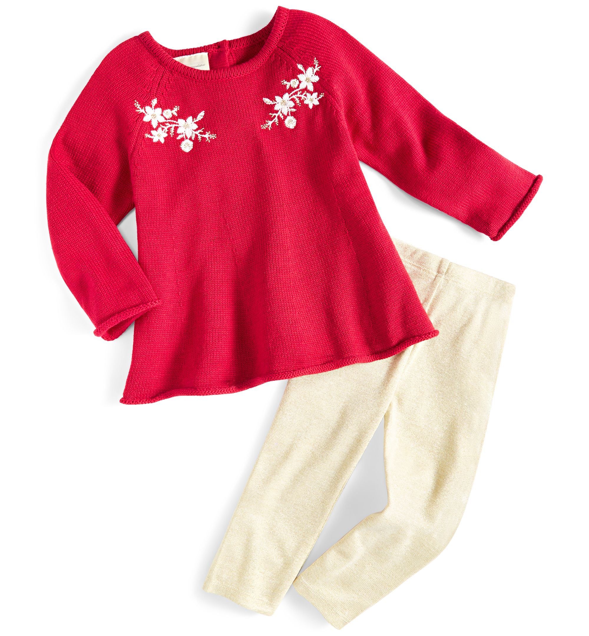 First Impressions Baby Girls Sweater Tunic Leggings 2 Piece Set